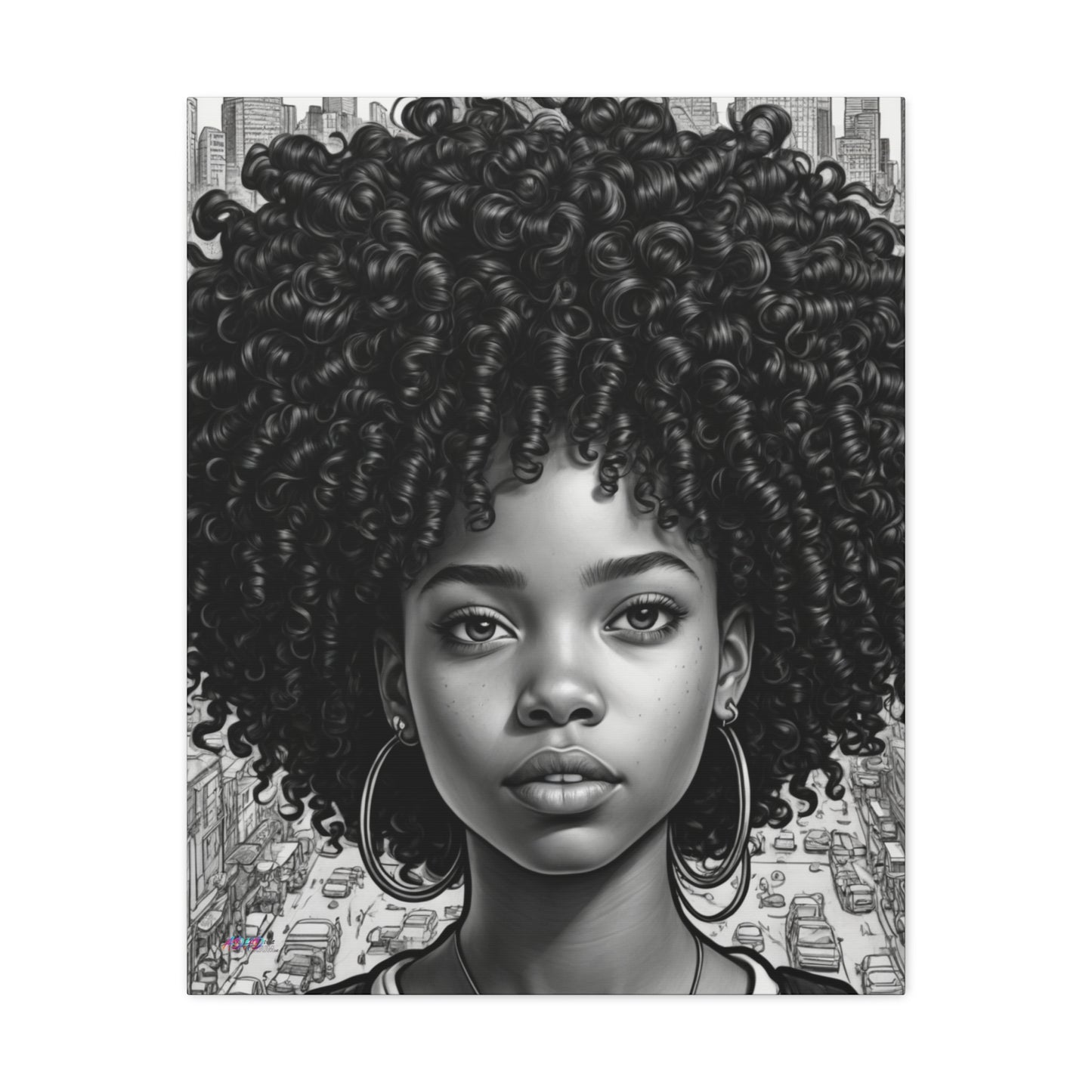 Crowned in Confidence Canvas Gallery Wraps