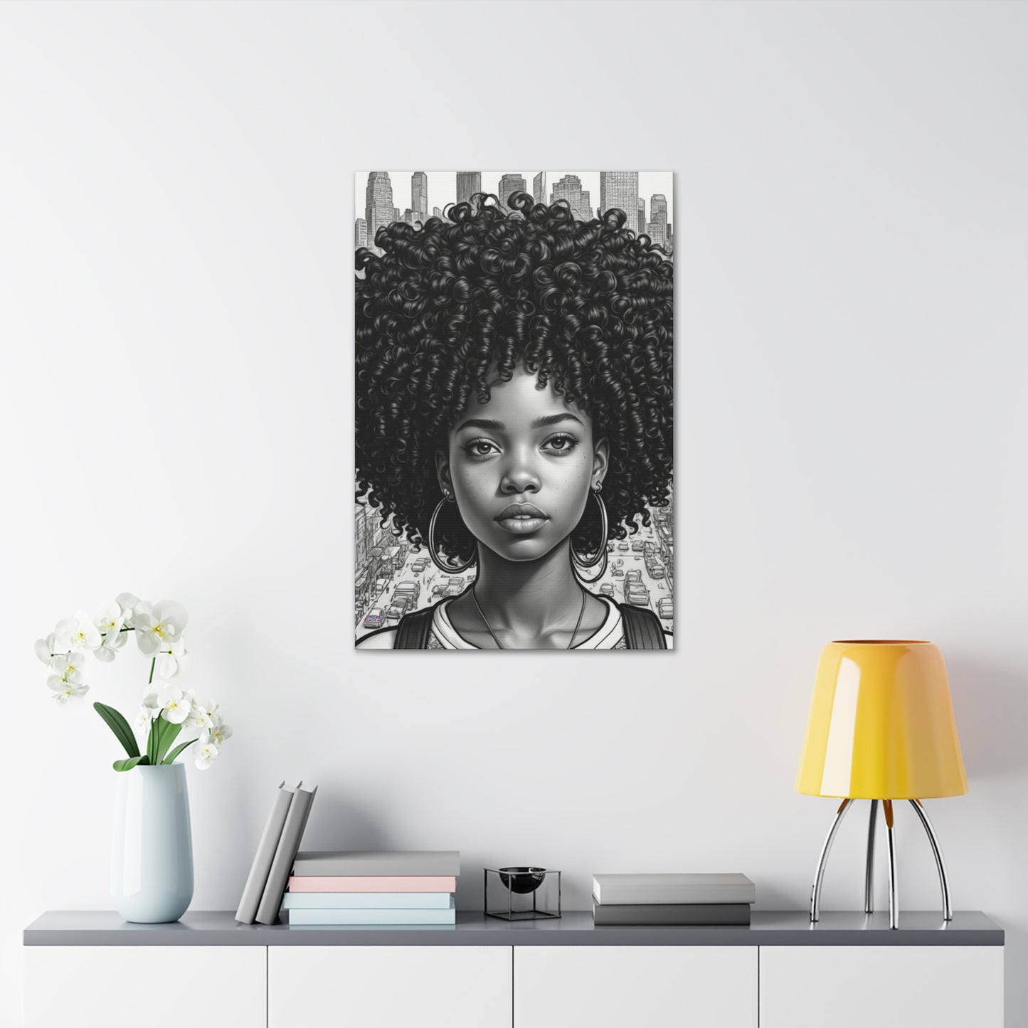 Crowned in Confidence Canvas Gallery Wraps