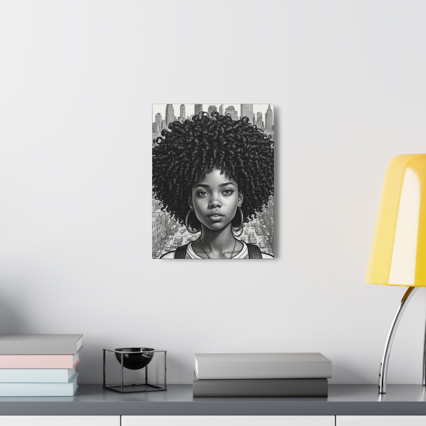 Crowned in Confidence Canvas Gallery Wraps