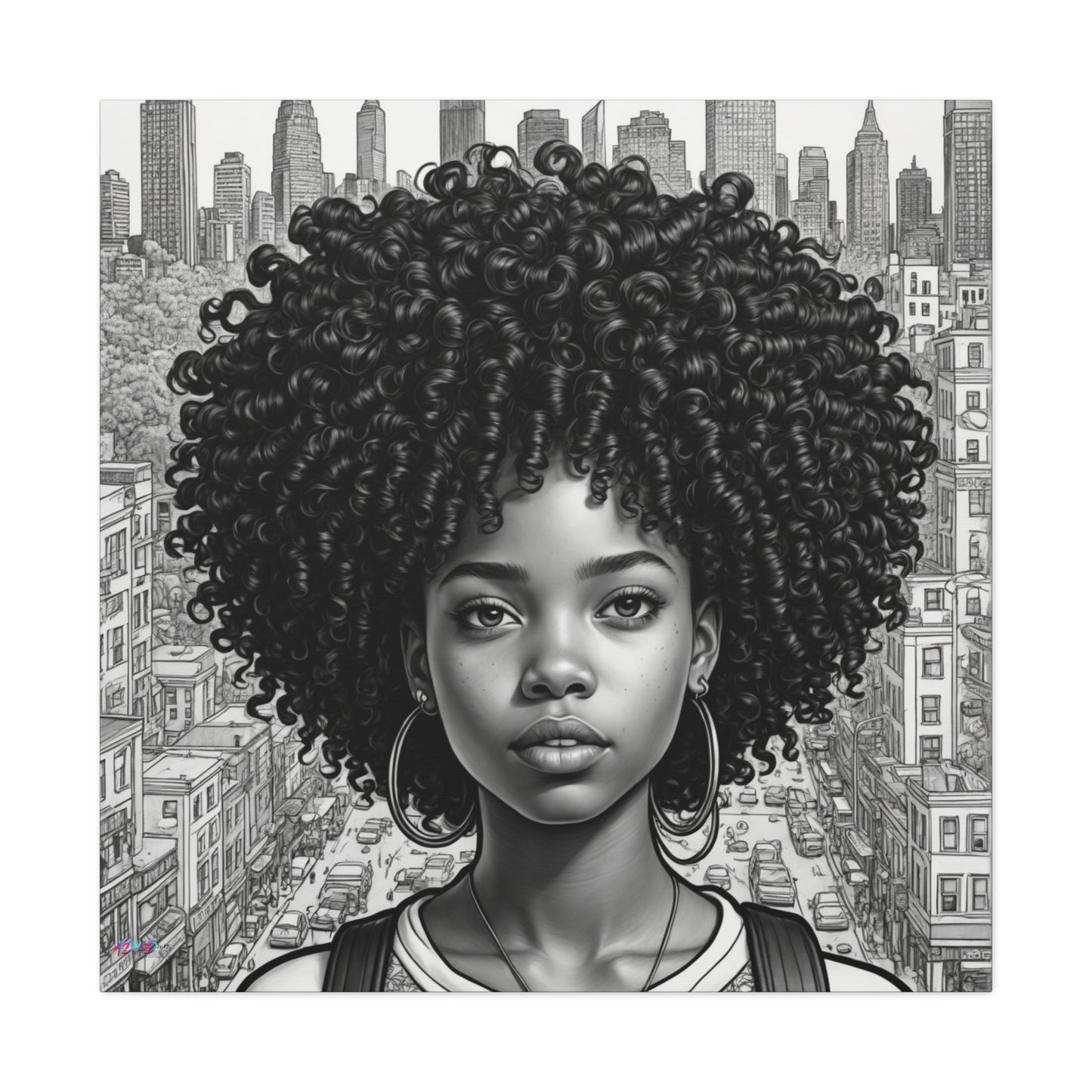 Crowned in Confidence Canvas Gallery Wraps