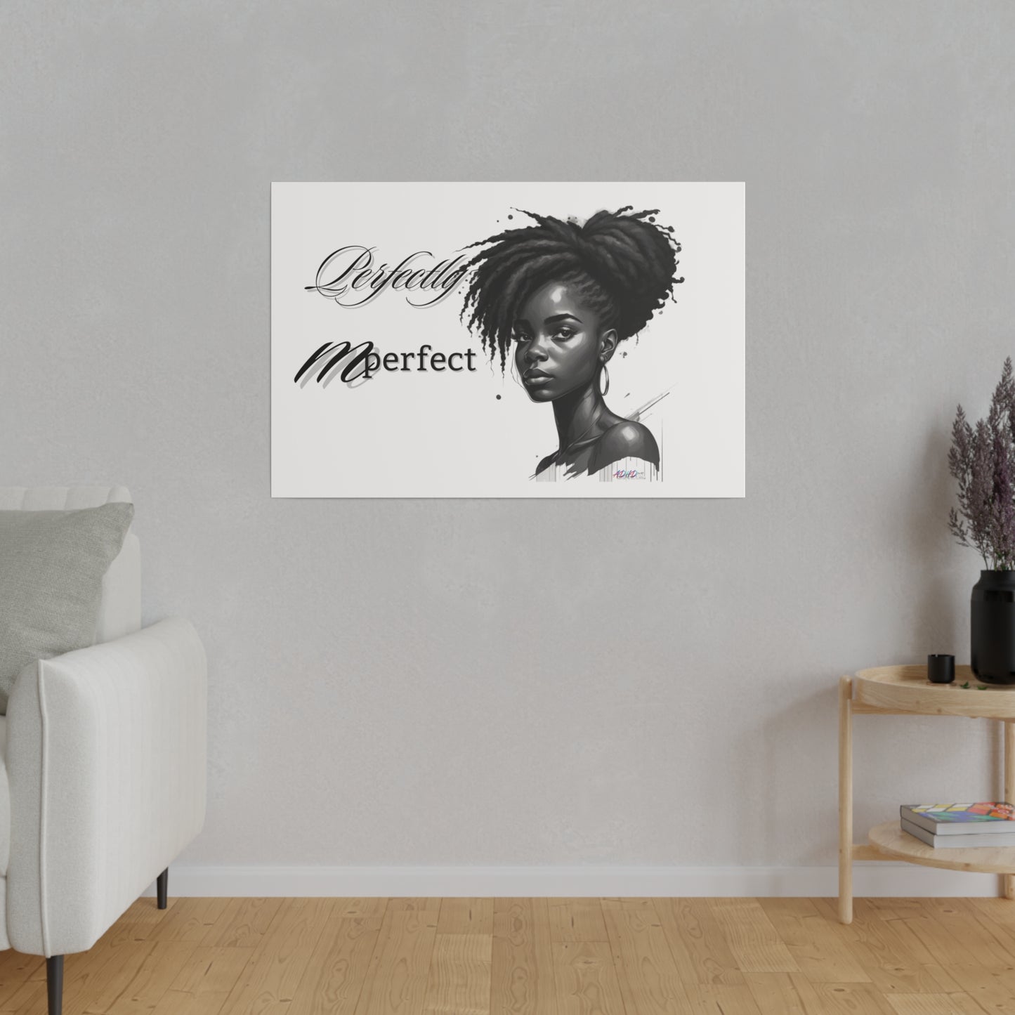 Perfectly Mperfect Matte Canvas, Stretched, 0.75"