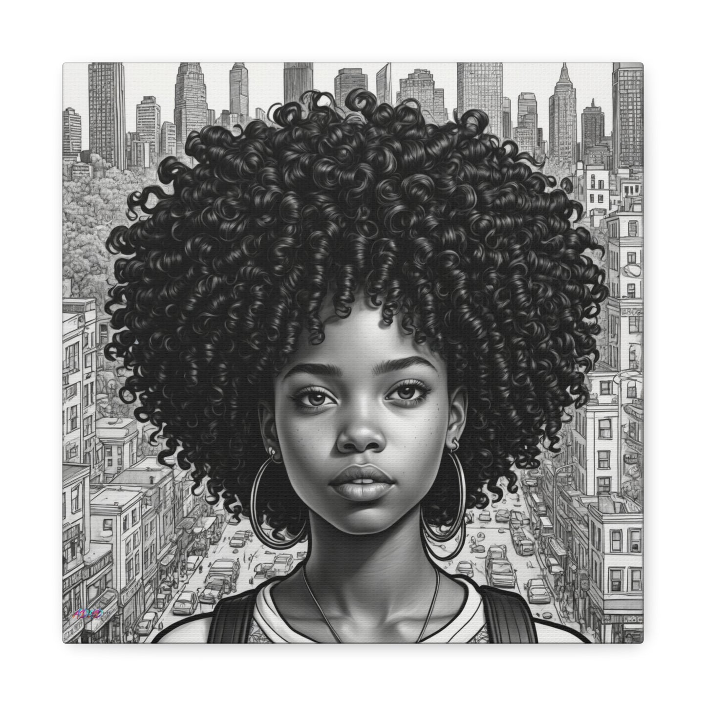 Crowned in Confidence Canvas Gallery Wraps