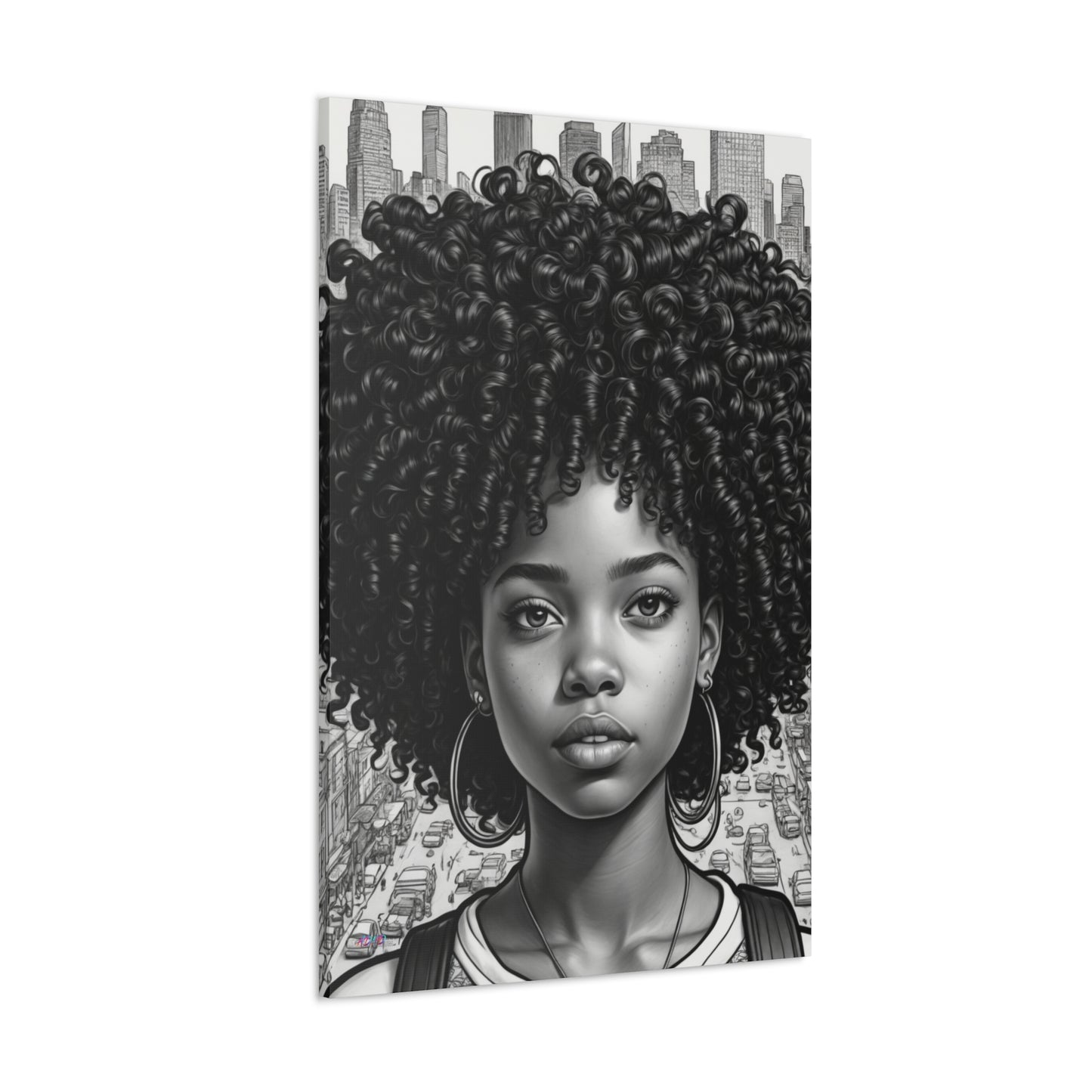 Crowned in Confidence Canvas Gallery Wraps