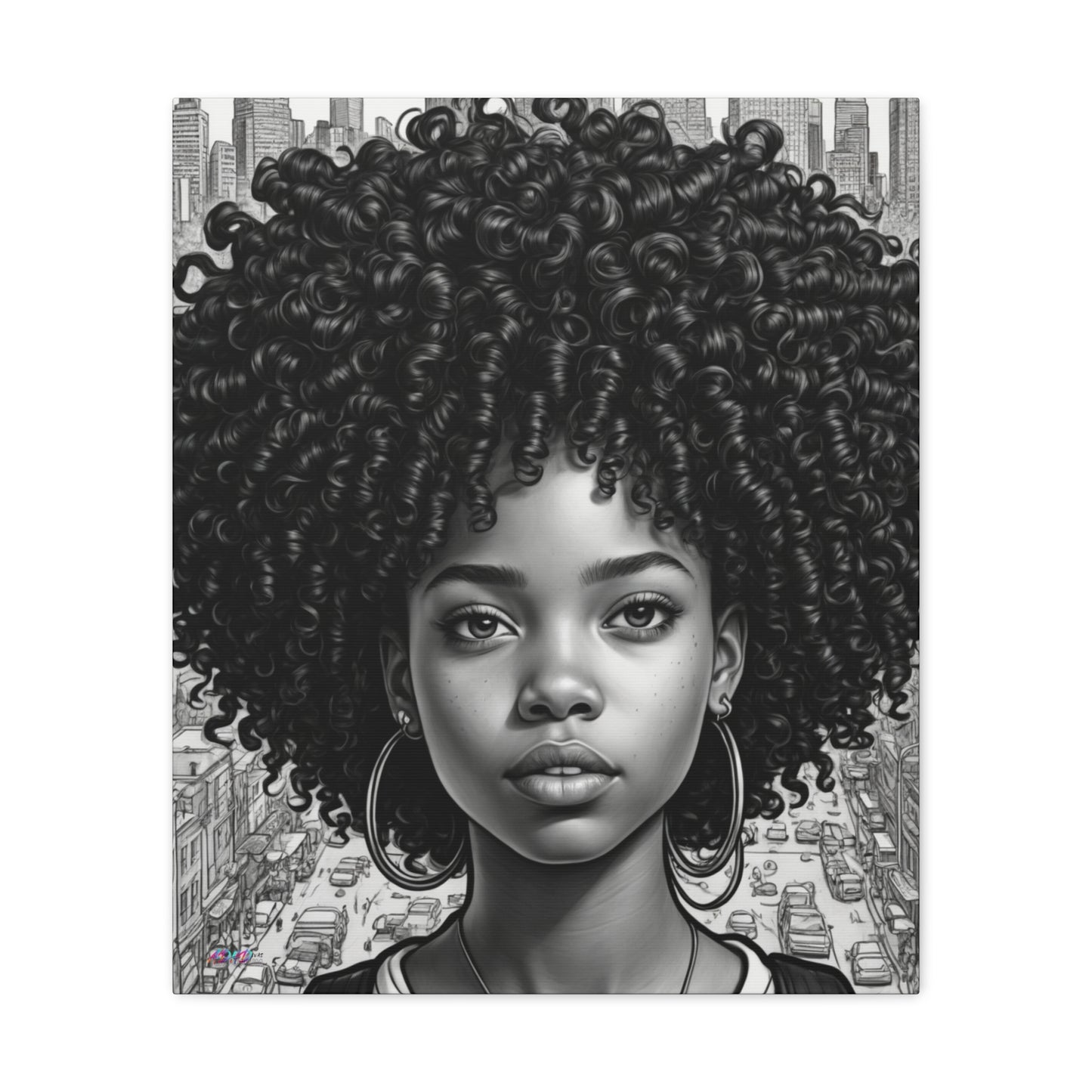 Crowned in Confidence Canvas Gallery Wraps