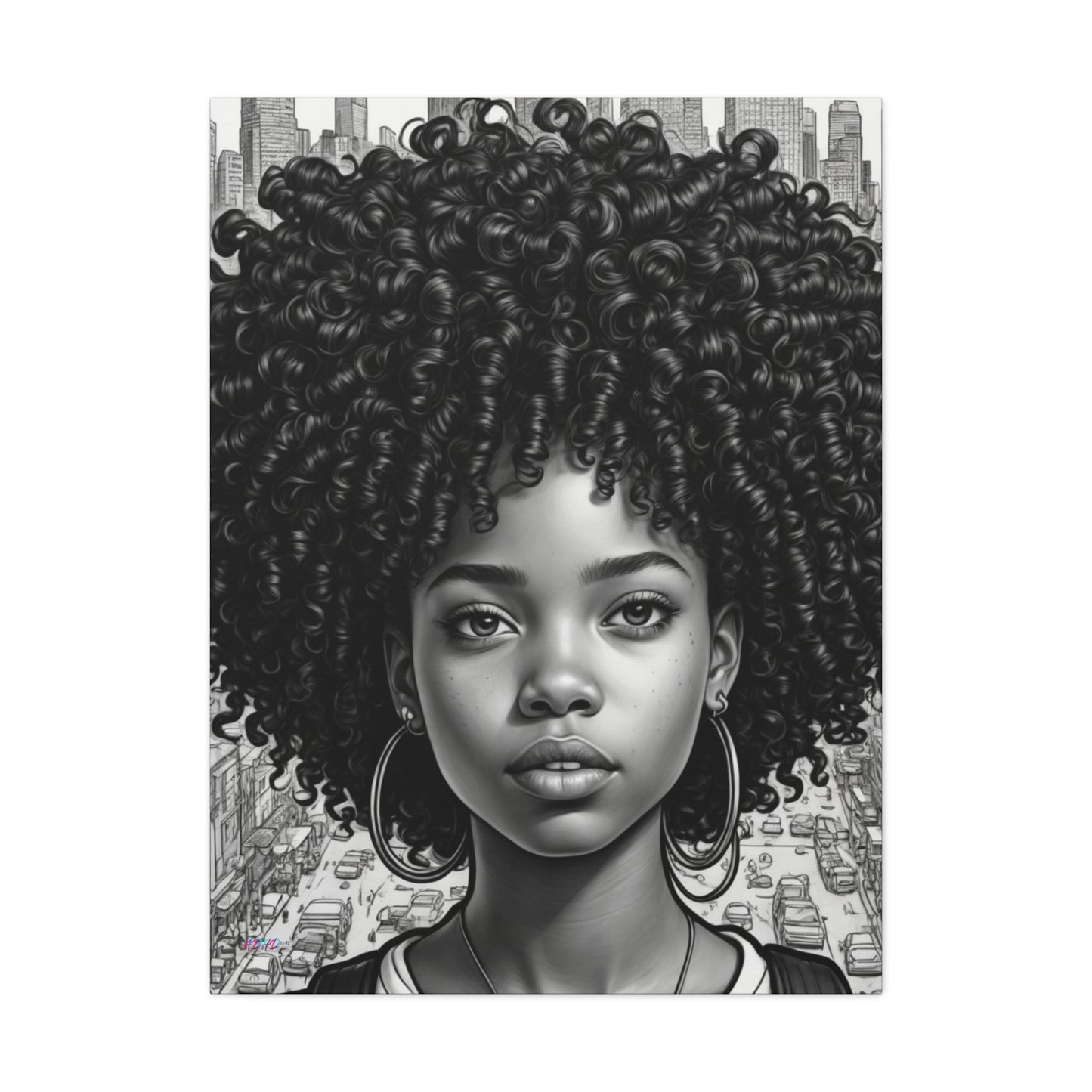 Crowned in Confidence Canvas Gallery Wraps