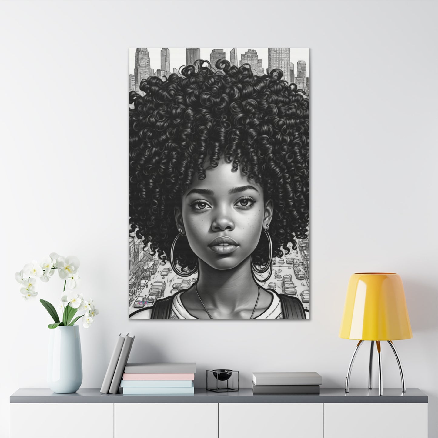 Crowned in Confidence Canvas Gallery Wraps