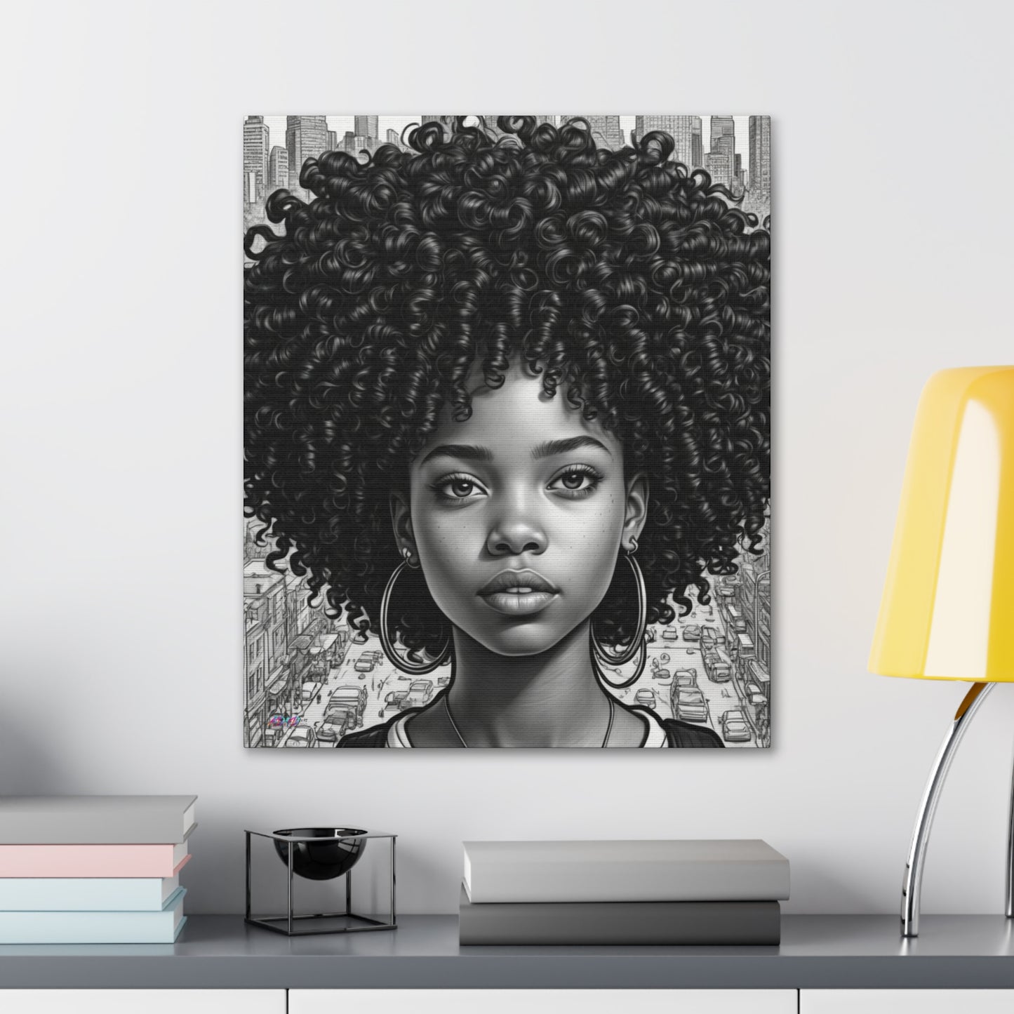 Crowned in Confidence Canvas Gallery Wraps