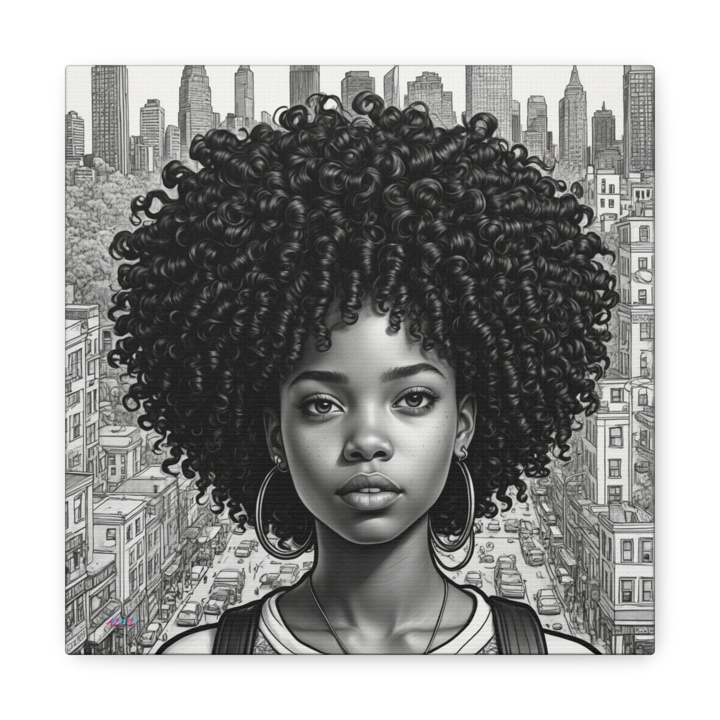 Crowned in Confidence Canvas Gallery Wraps