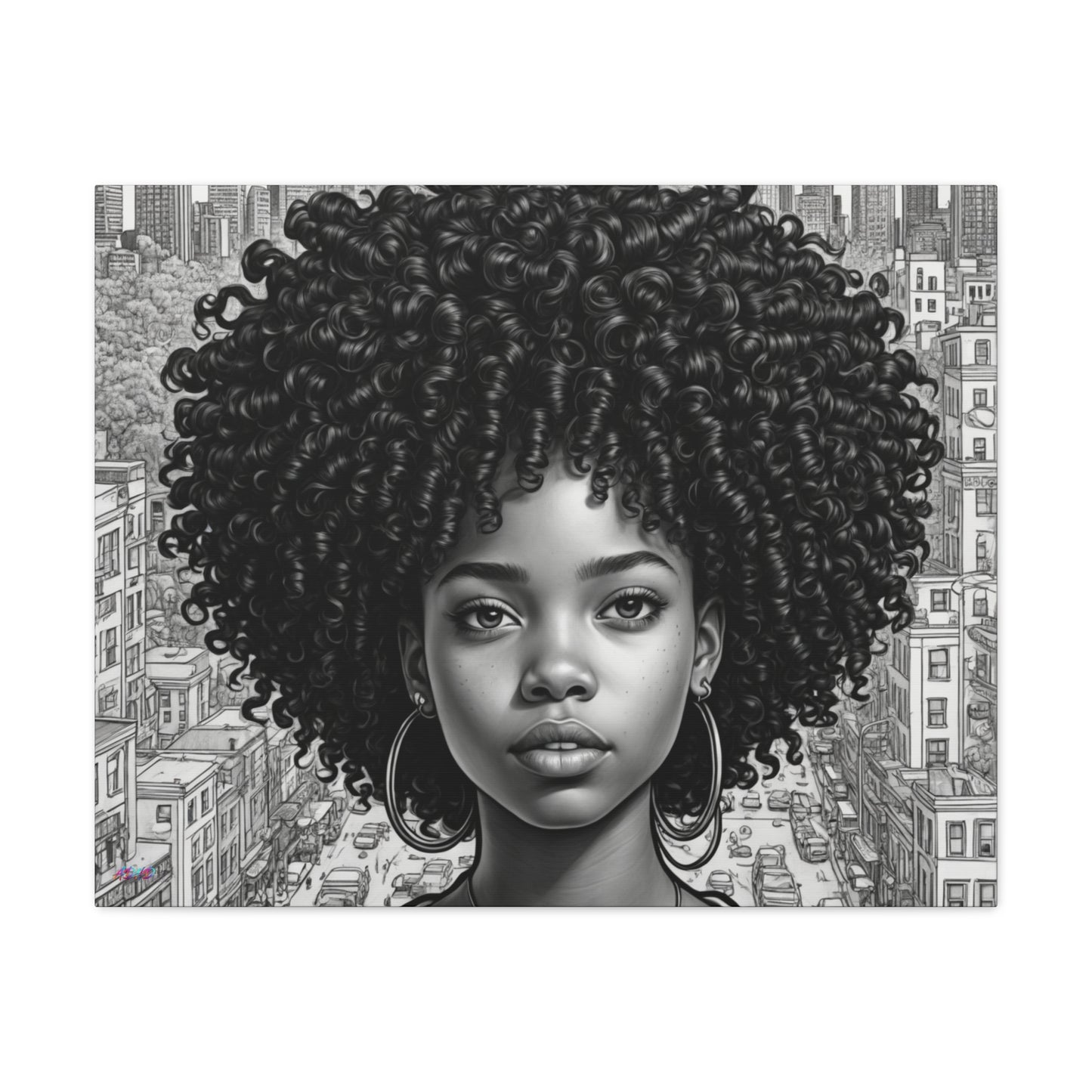 Crowned in Confidence Canvas Gallery Wraps
