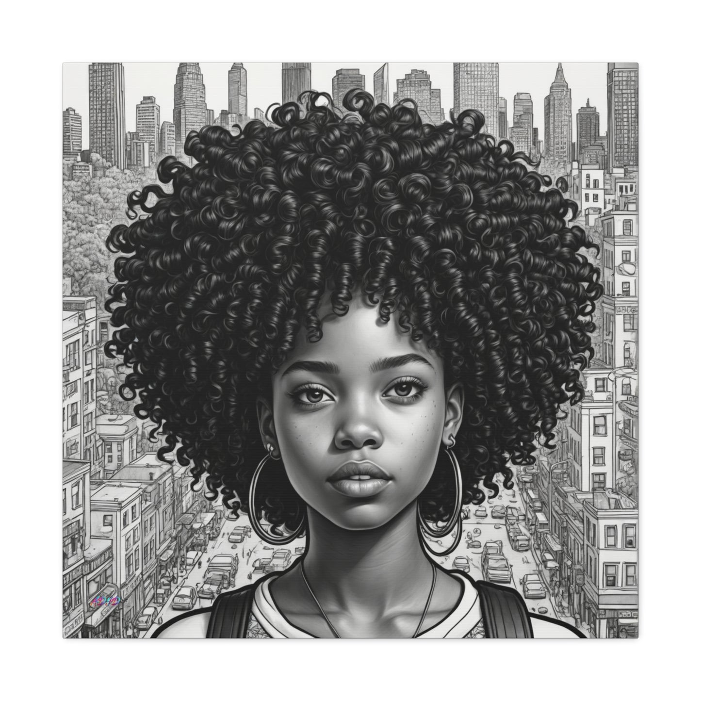 Crowned in Confidence Canvas Gallery Wraps