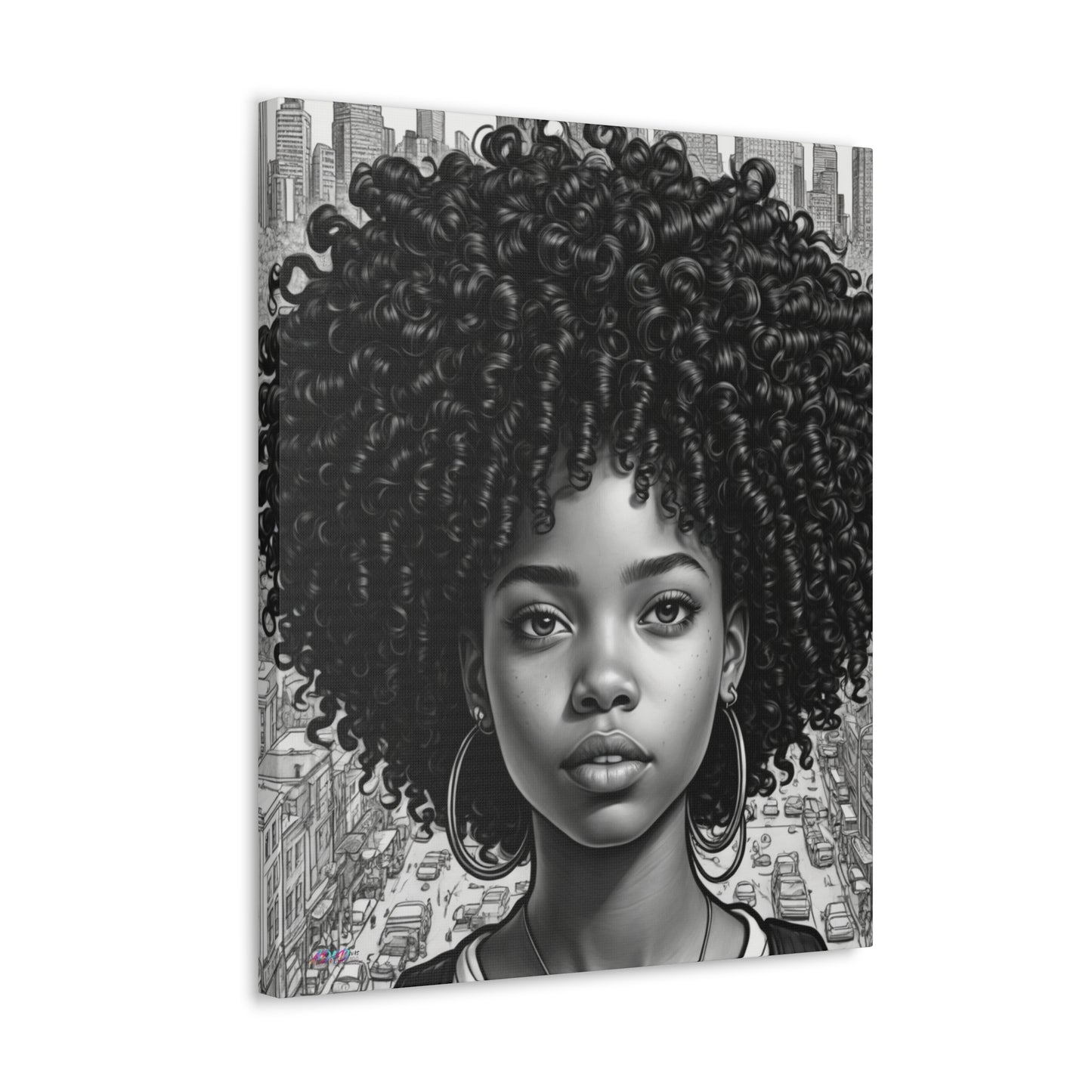 Crowned in Confidence Canvas Gallery Wraps