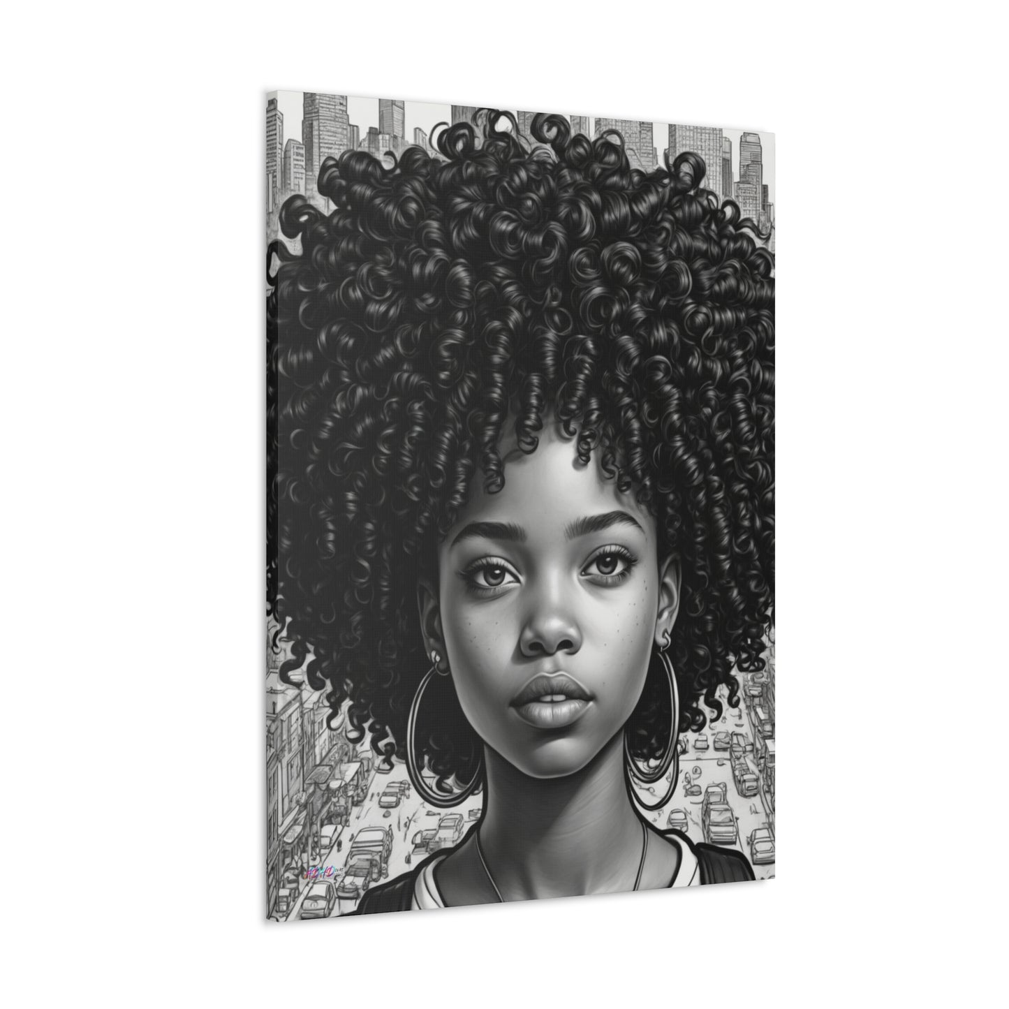 Crowned in Confidence Canvas Gallery Wraps