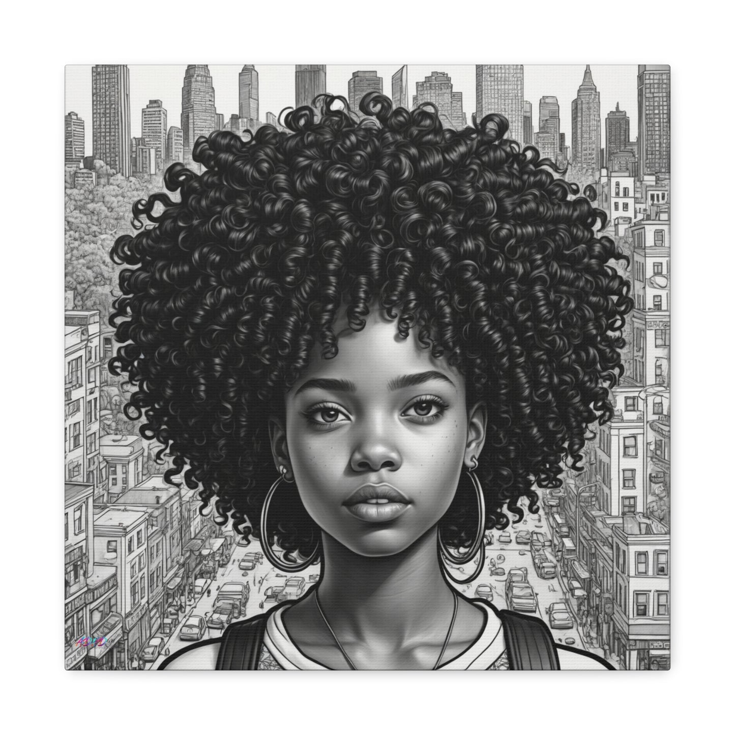Crowned in Confidence Canvas Gallery Wraps