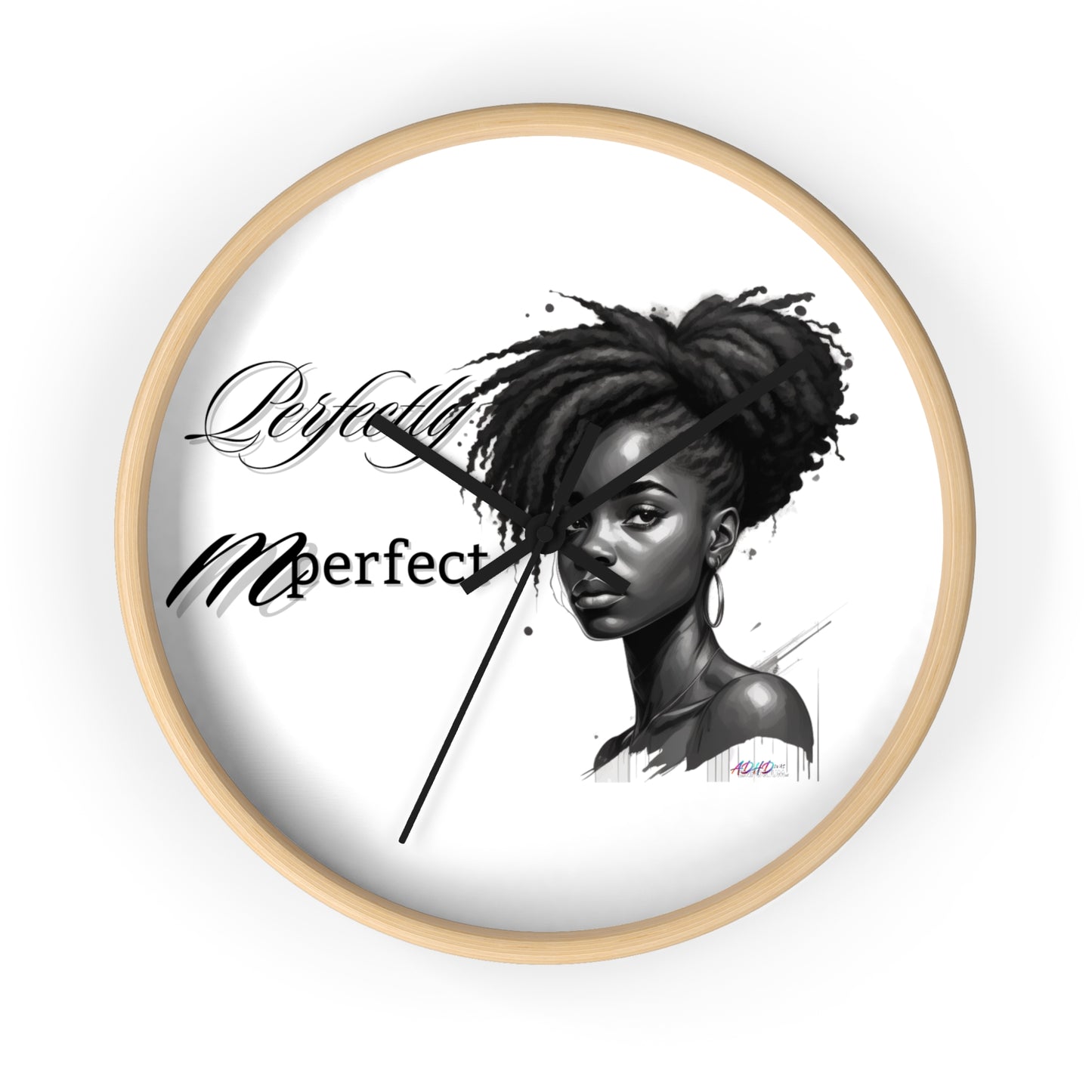 Perfectly Mperfect Wall Clock