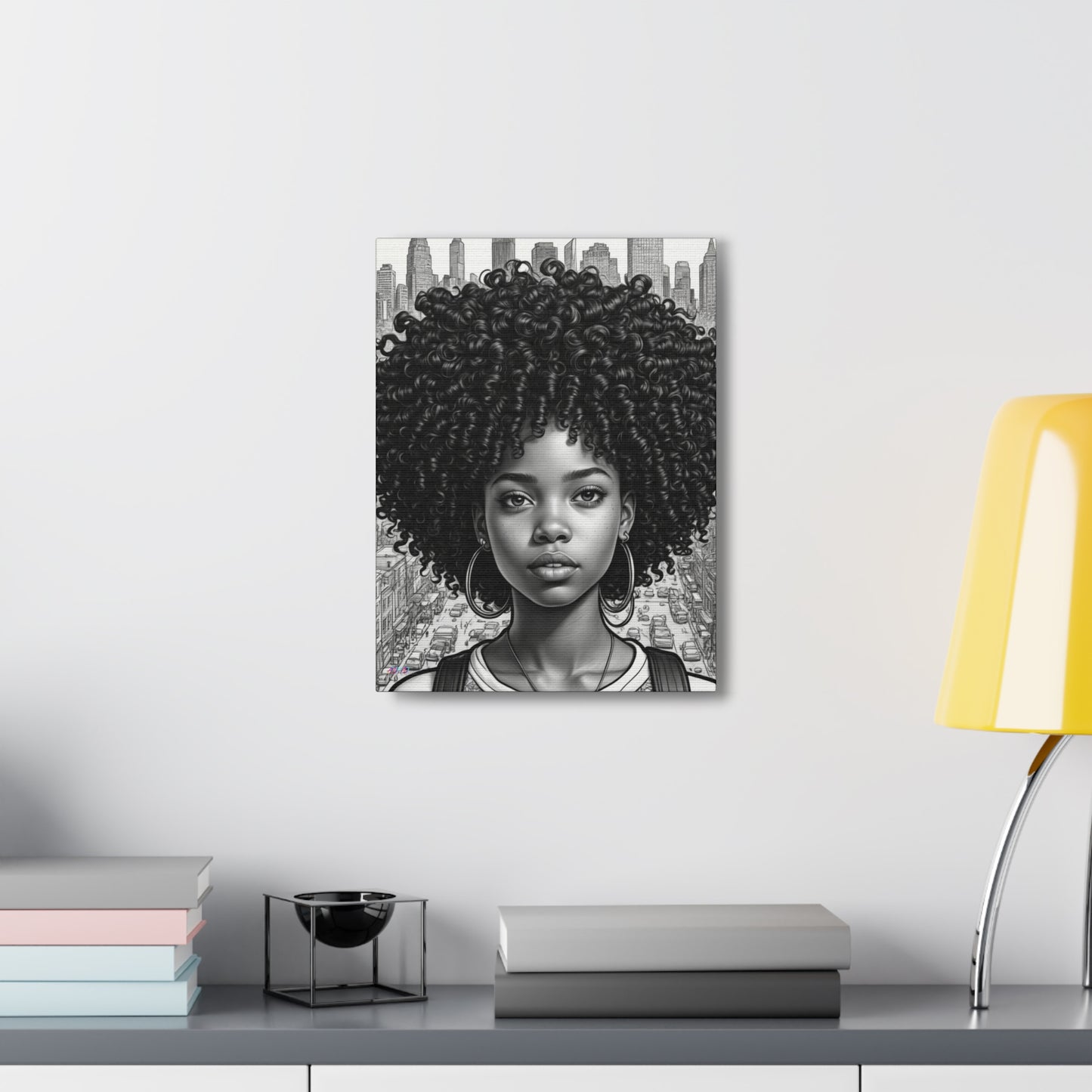 Crowned in Confidence Canvas Gallery Wraps