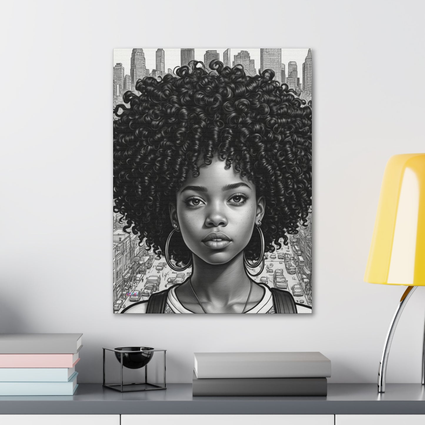 Crowned in Confidence Canvas Gallery Wraps