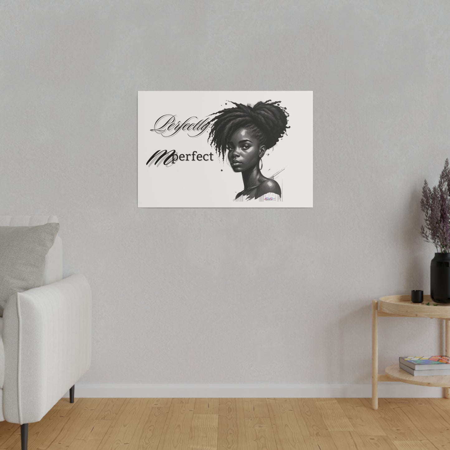 Perfectly Mperfect Matte Canvas, Stretched, 0.75"
