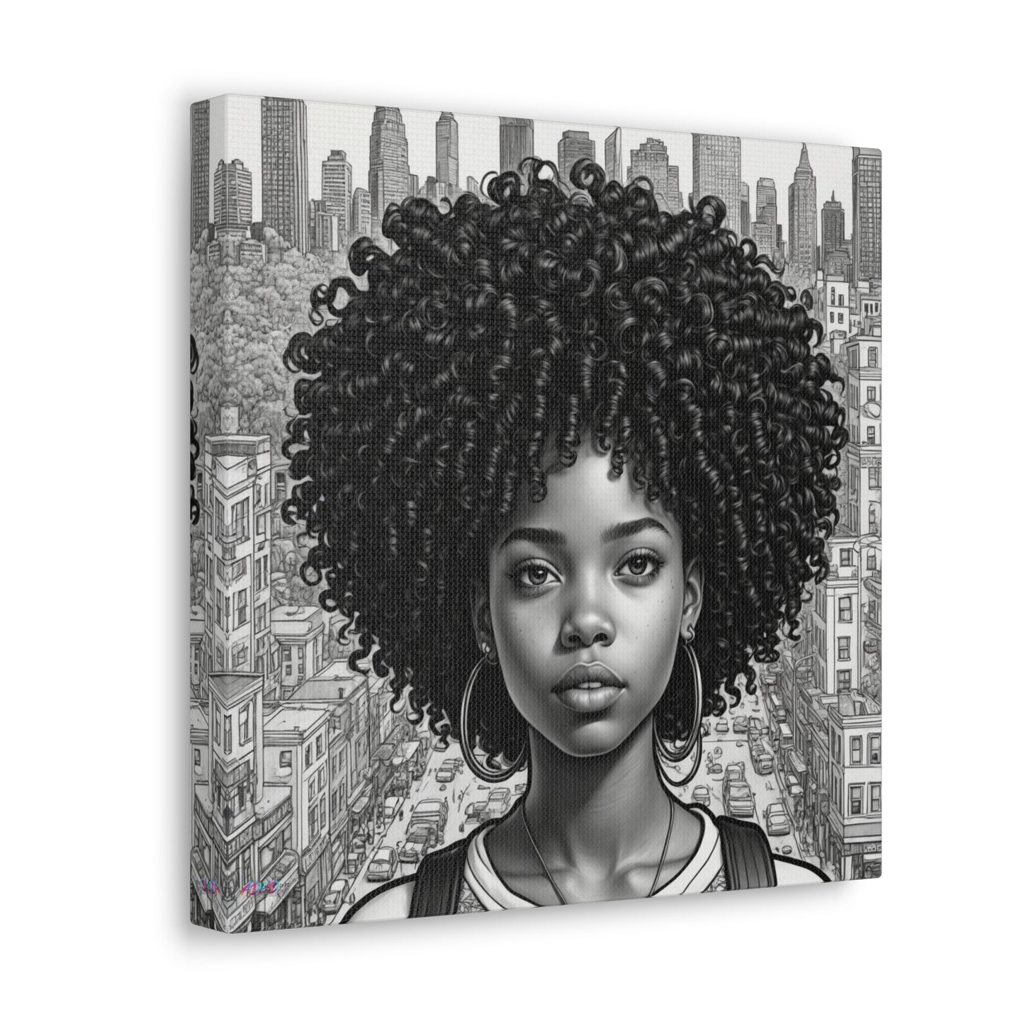 Crowned in Confidence Canvas Gallery Wraps