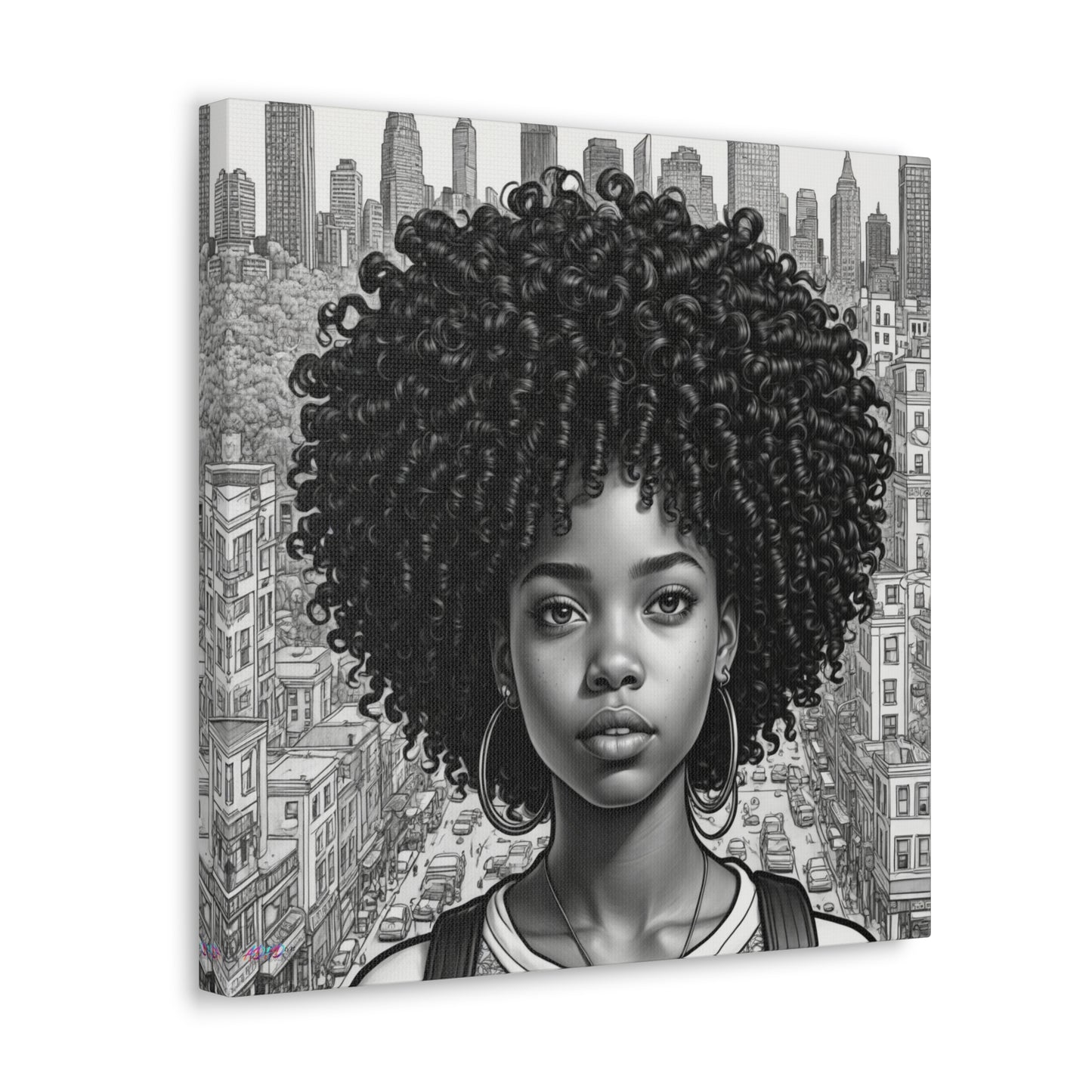Crowned in Confidence Canvas Gallery Wraps
