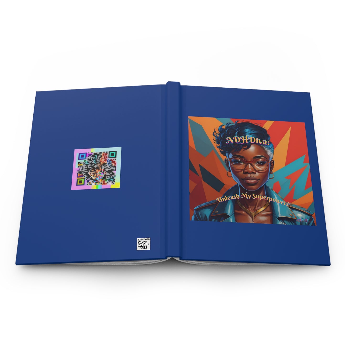 ADHDiva - Unleash My Super Power Hardcover Journal Matte