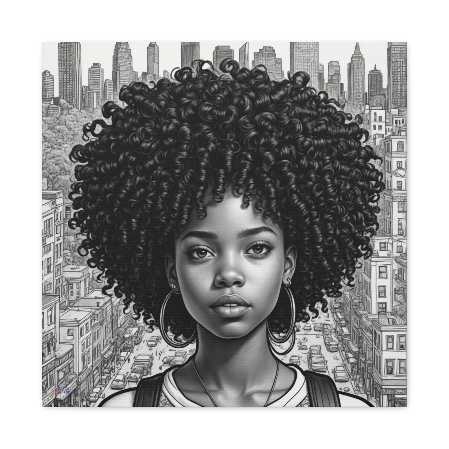 Crowned in Confidence Canvas Gallery Wraps