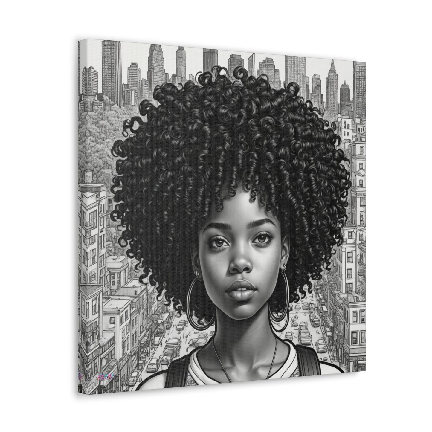Crowned in Confidence Canvas Gallery Wraps