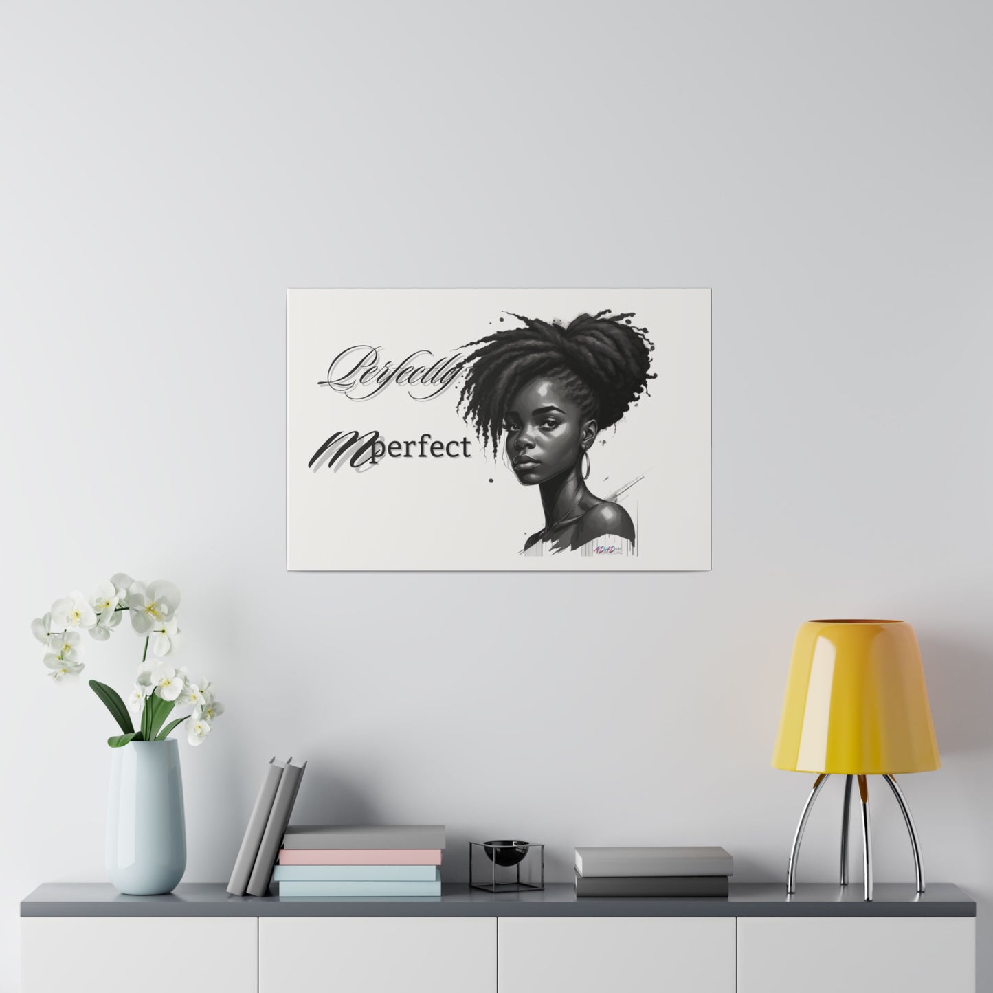 Perfectly Mperfect Matte Canvas, Stretched, 0.75"