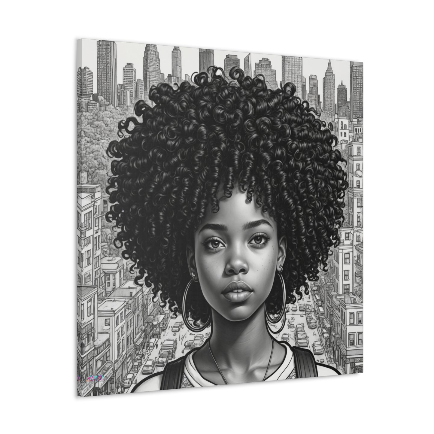 Crowned in Confidence Canvas Gallery Wraps