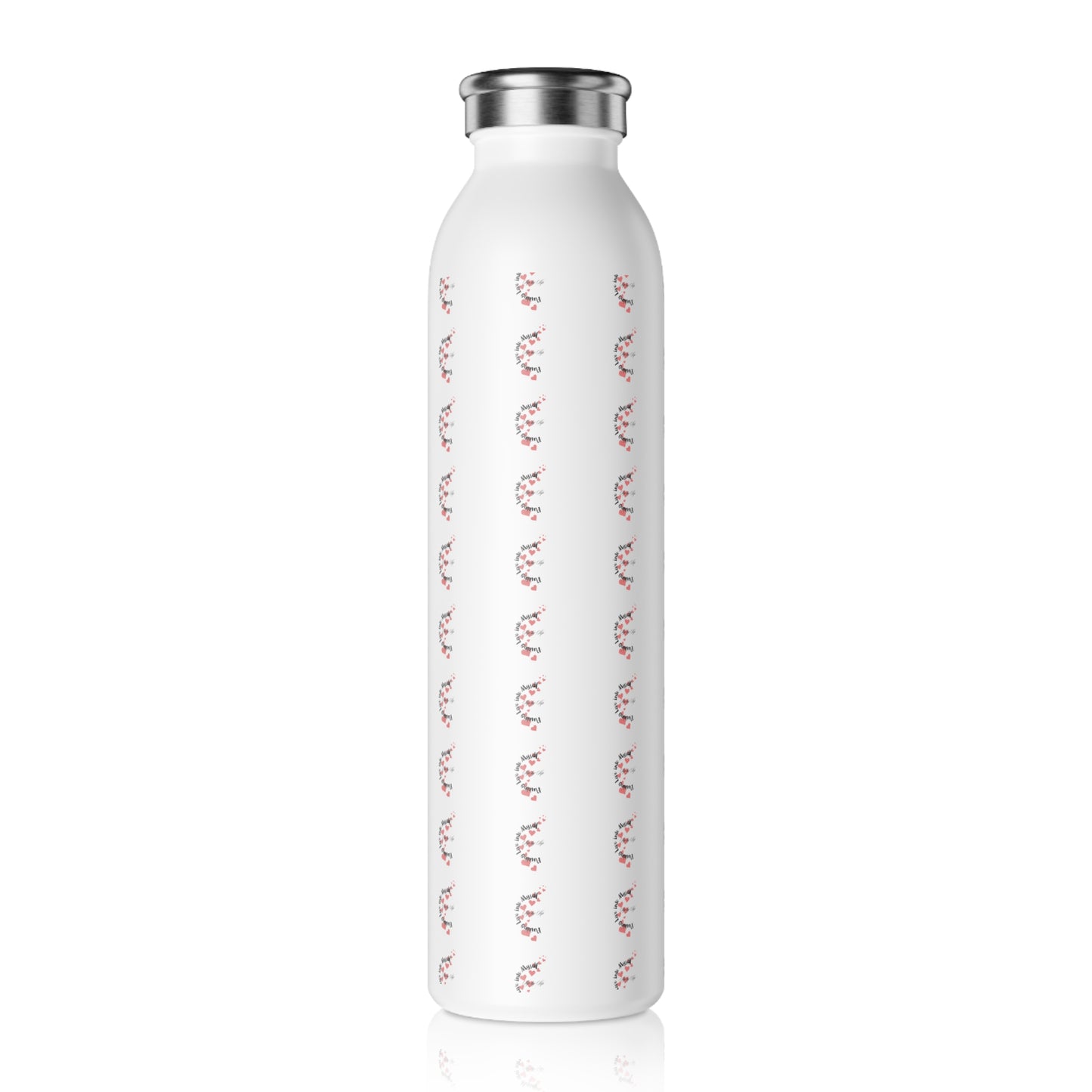 Pouring Love Into Myself Slim Water Bottle