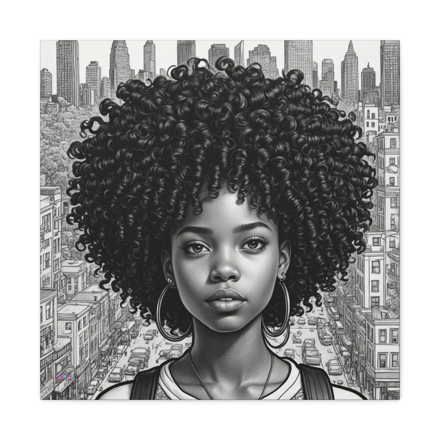 Crowned in Confidence Canvas Gallery Wraps