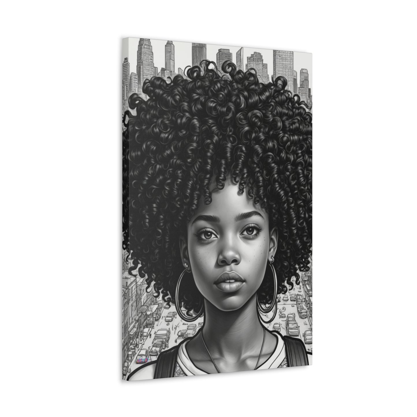 Crowned in Confidence Canvas Gallery Wraps