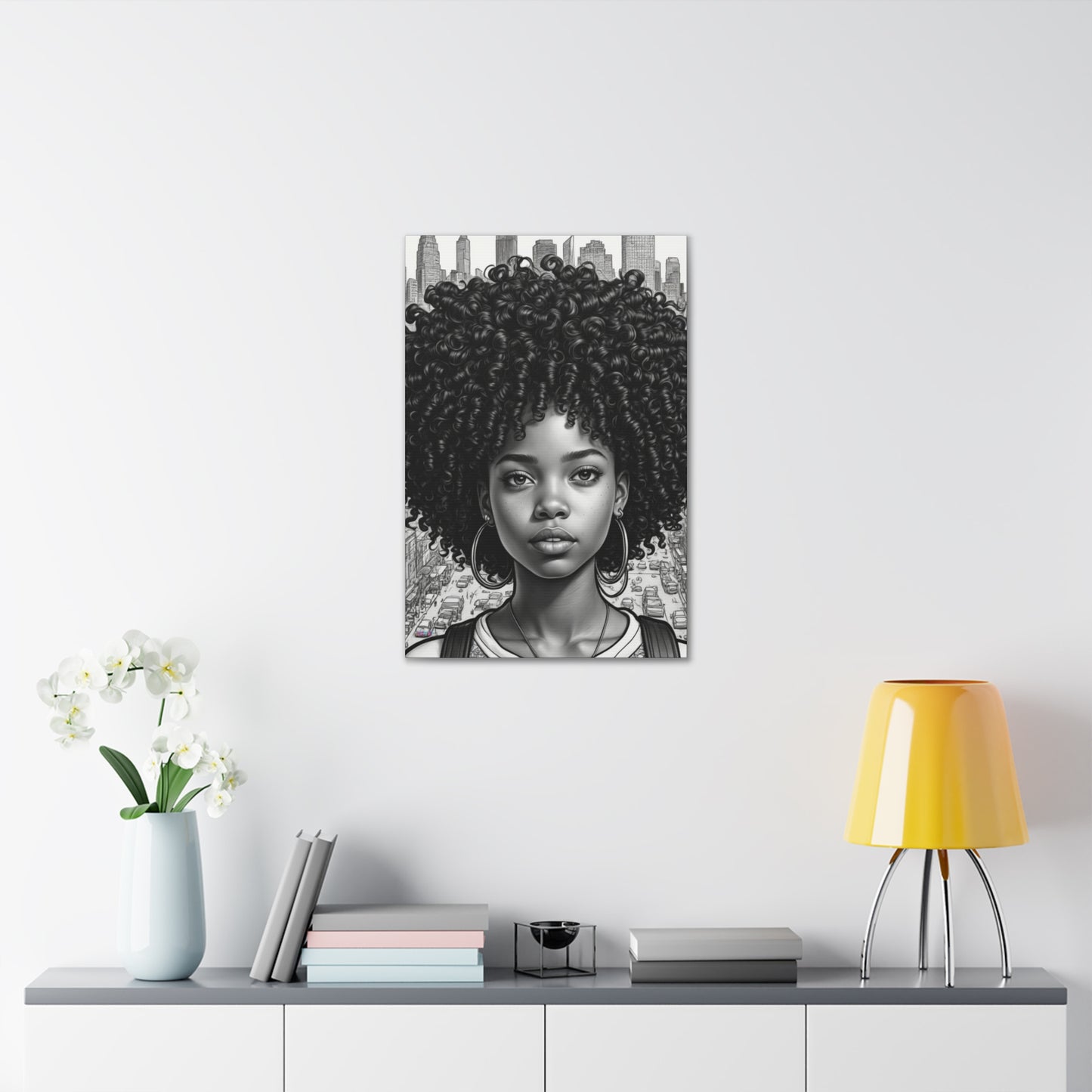 Crowned in Confidence Canvas Gallery Wraps
