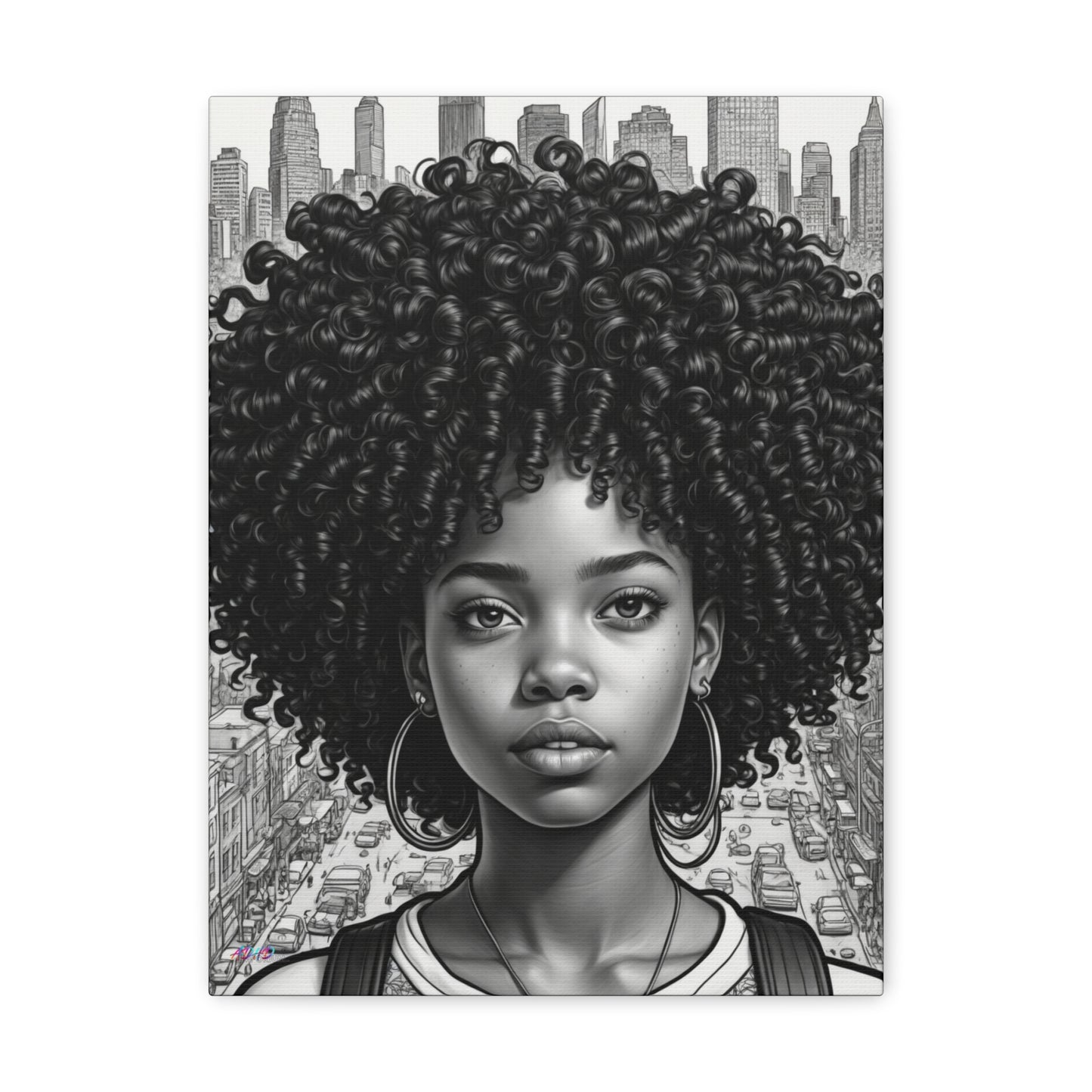 Crowned in Confidence Canvas Gallery Wraps