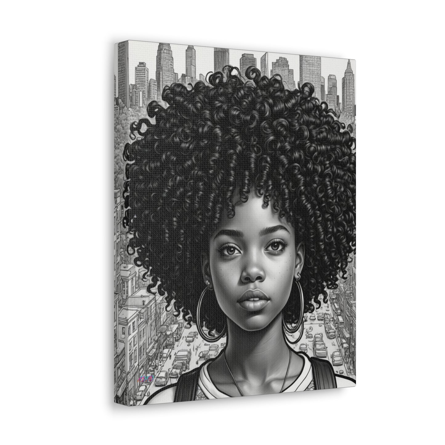 Crowned in Confidence Canvas Gallery Wraps