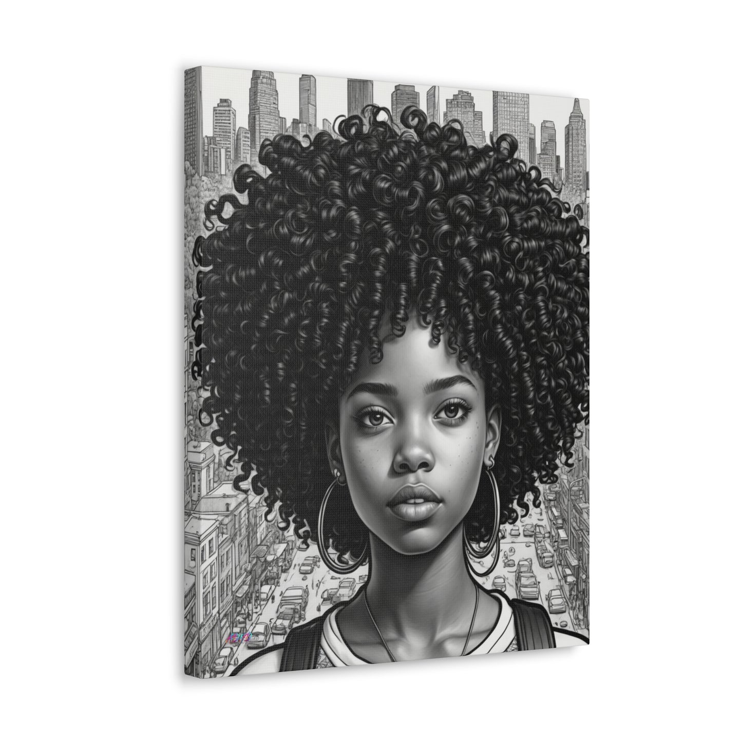 Crowned in Confidence Canvas Gallery Wraps