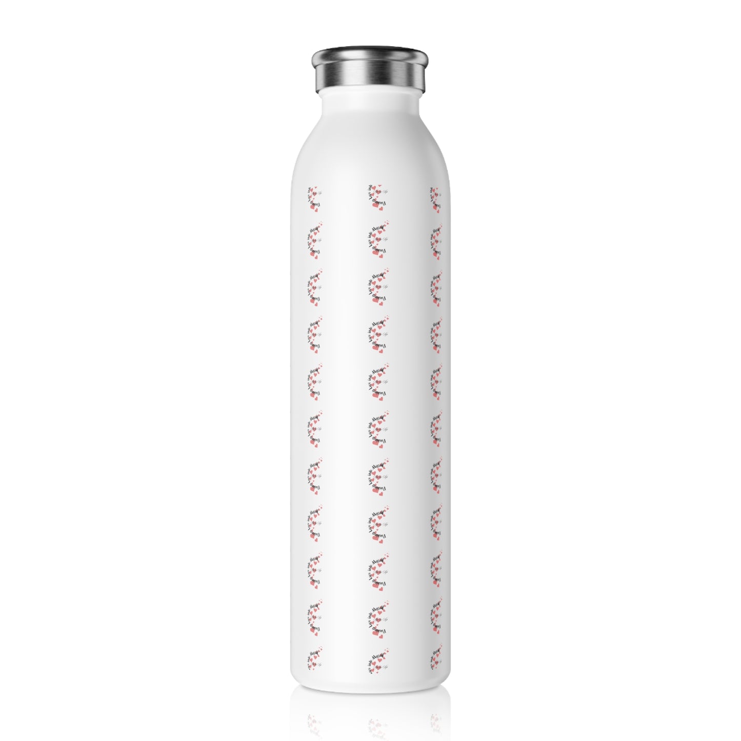 Pouring Love Into Myself Slim Water Bottle