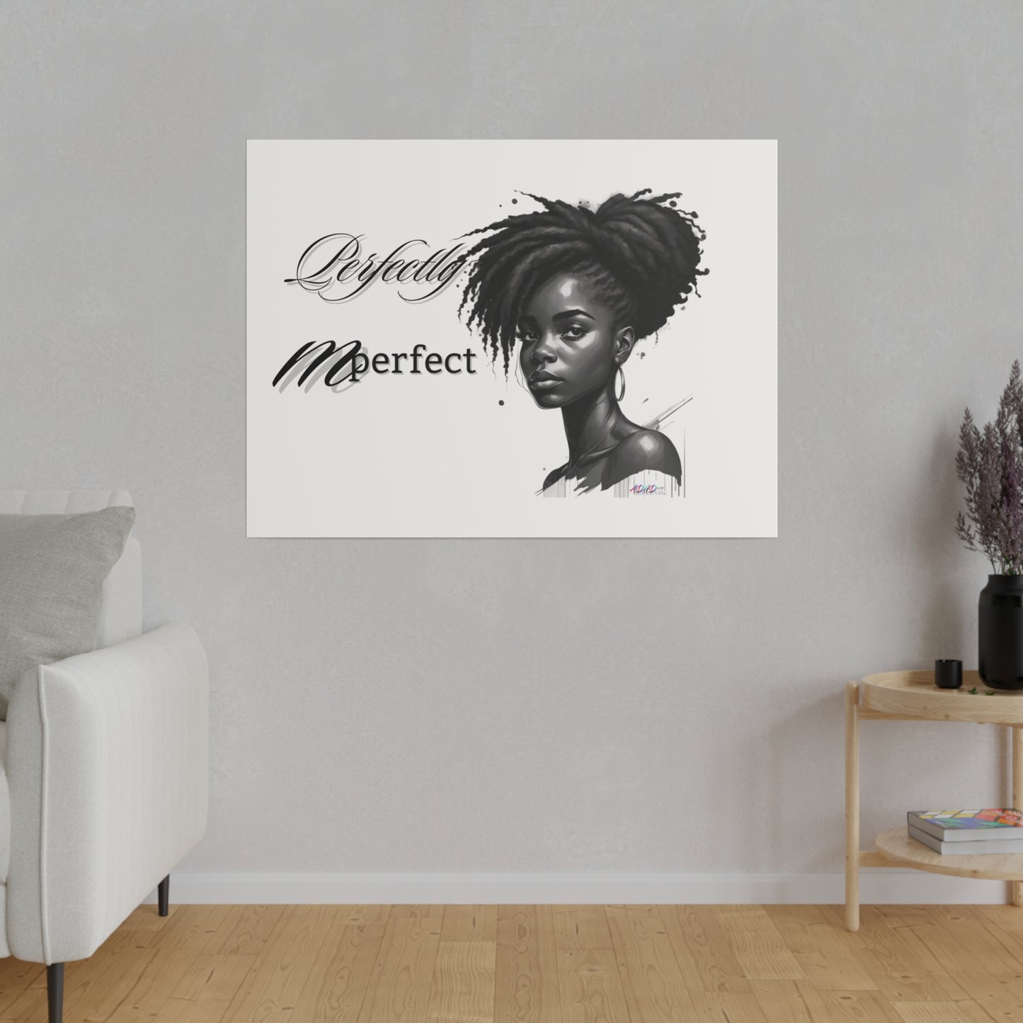 Perfectly Mperfect Matte Canvas, Stretched, 0.75"