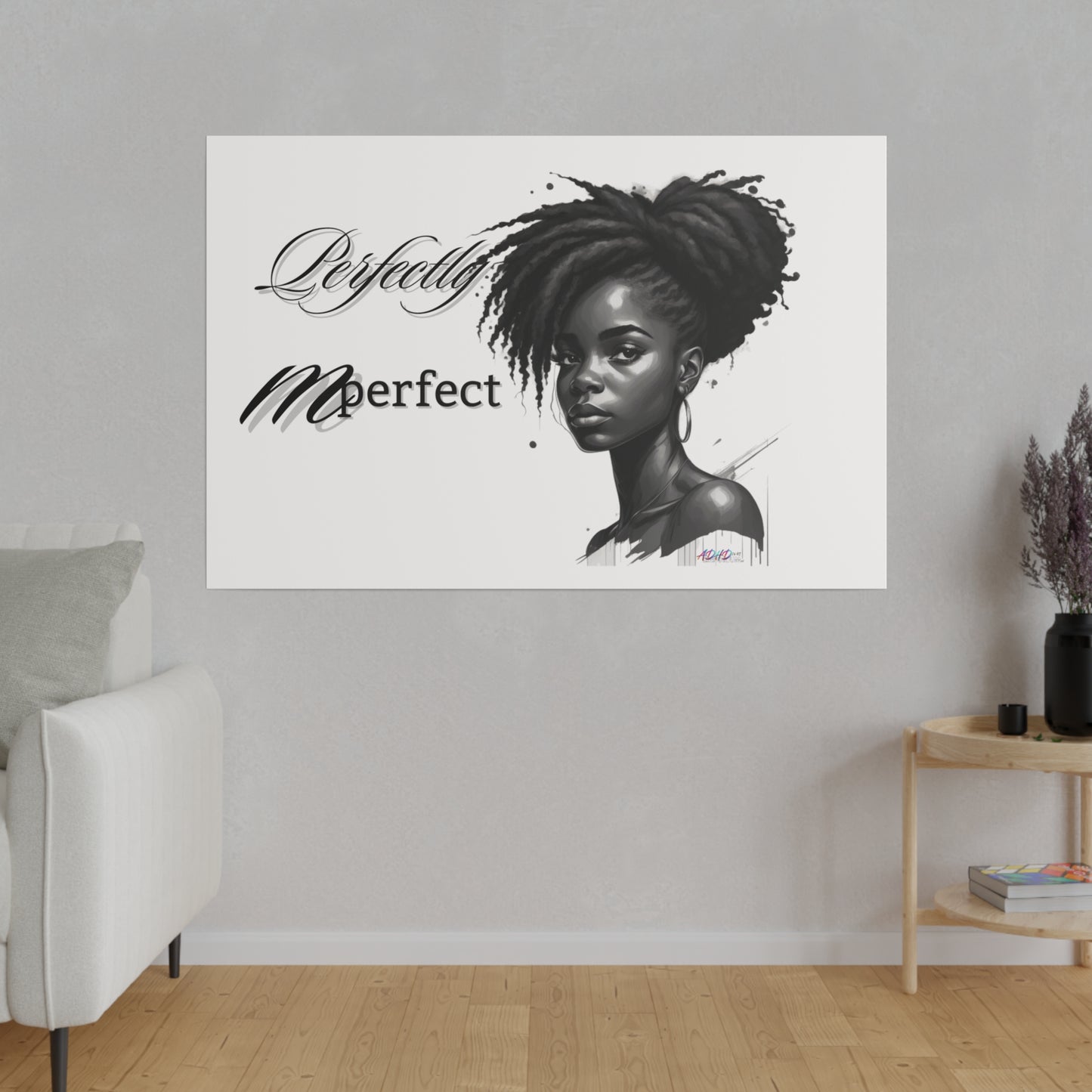 Perfectly Mperfect Matte Canvas, Stretched, 0.75"