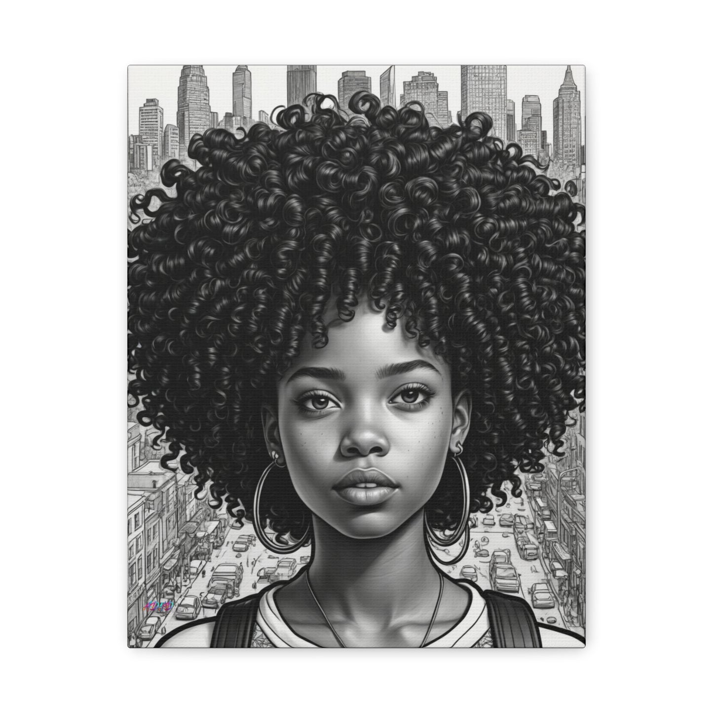 Crowned in Confidence Canvas Gallery Wraps