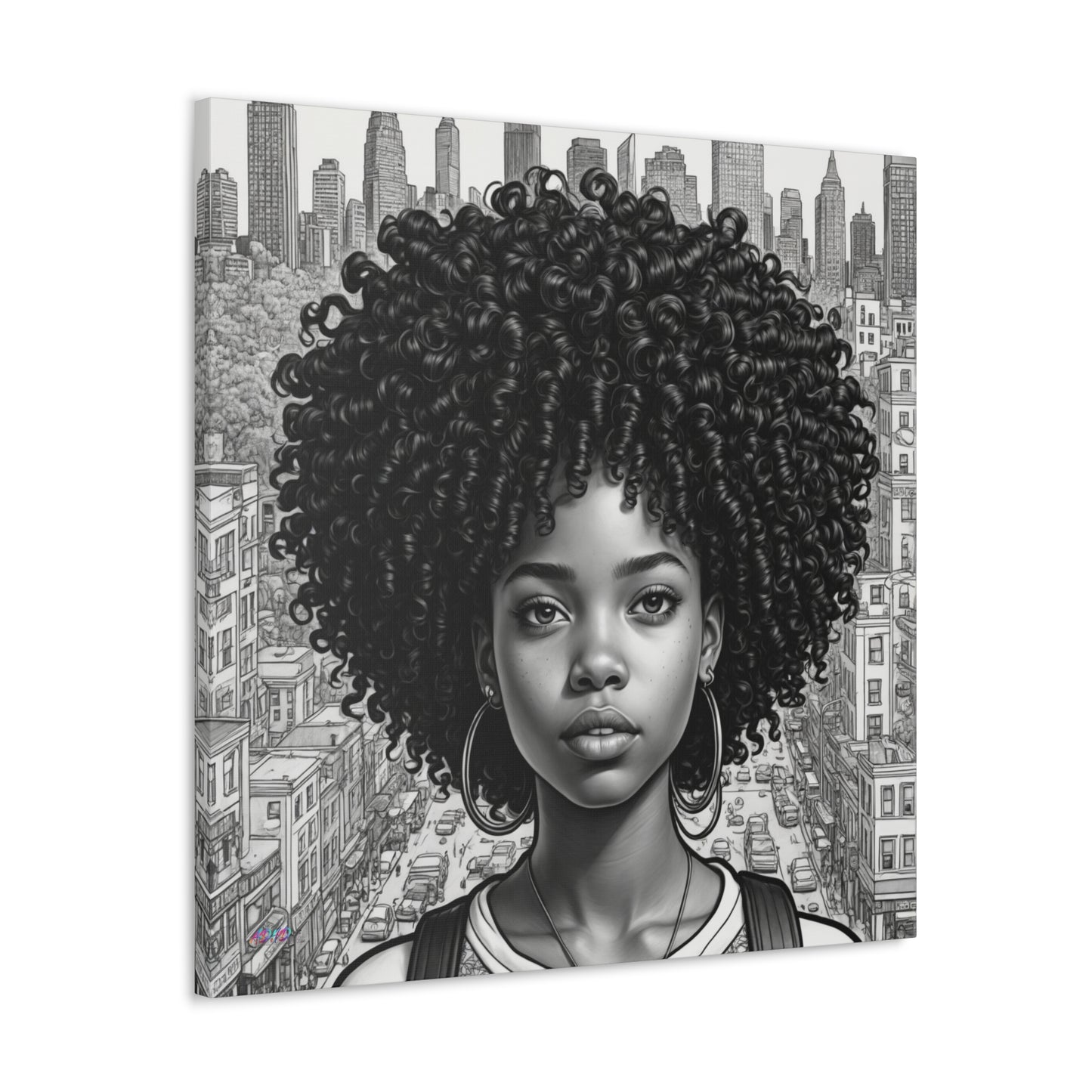 Crowned in Confidence Canvas Gallery Wraps