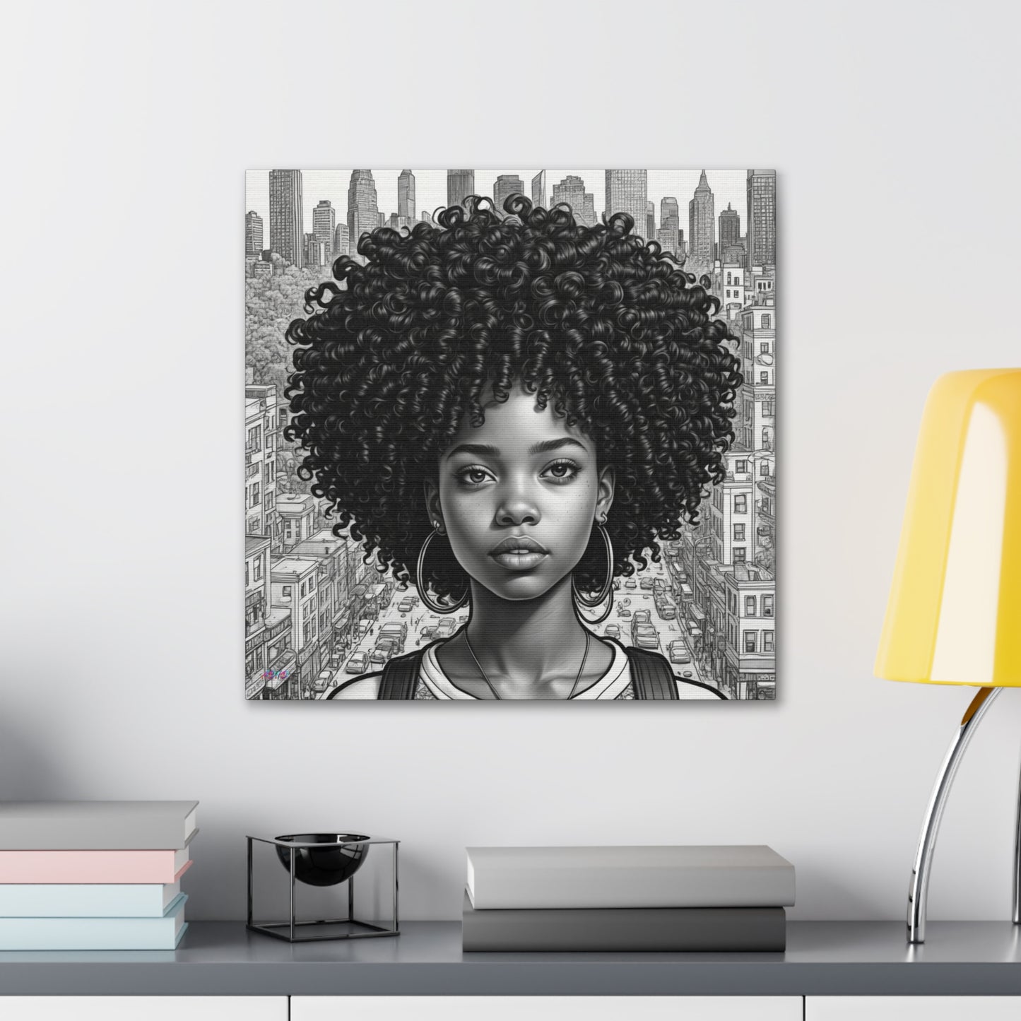 Crowned in Confidence Canvas Gallery Wraps