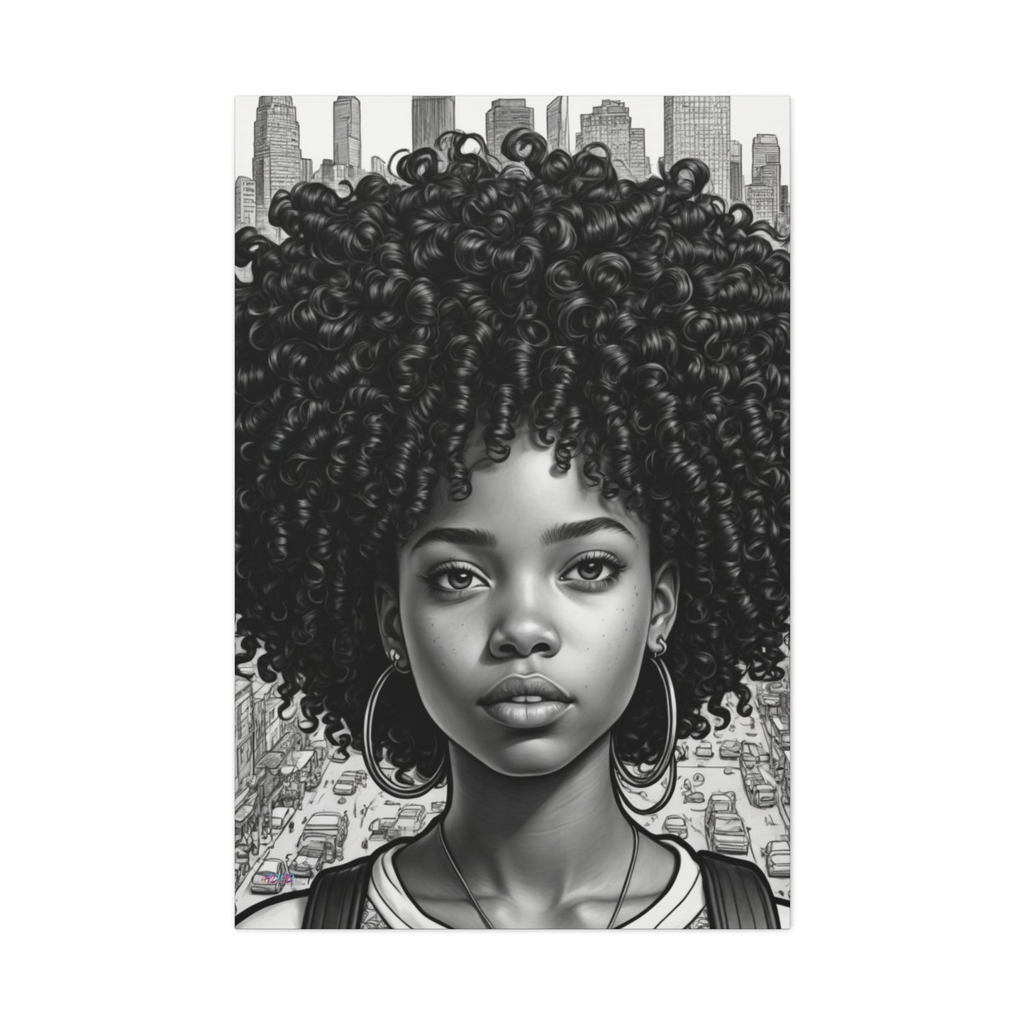 Crowned in Confidence Canvas Gallery Wraps
