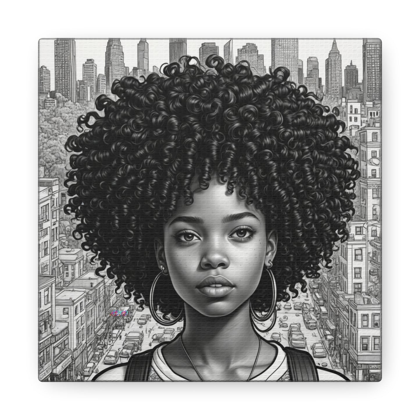 Crowned in Confidence Canvas Gallery Wraps