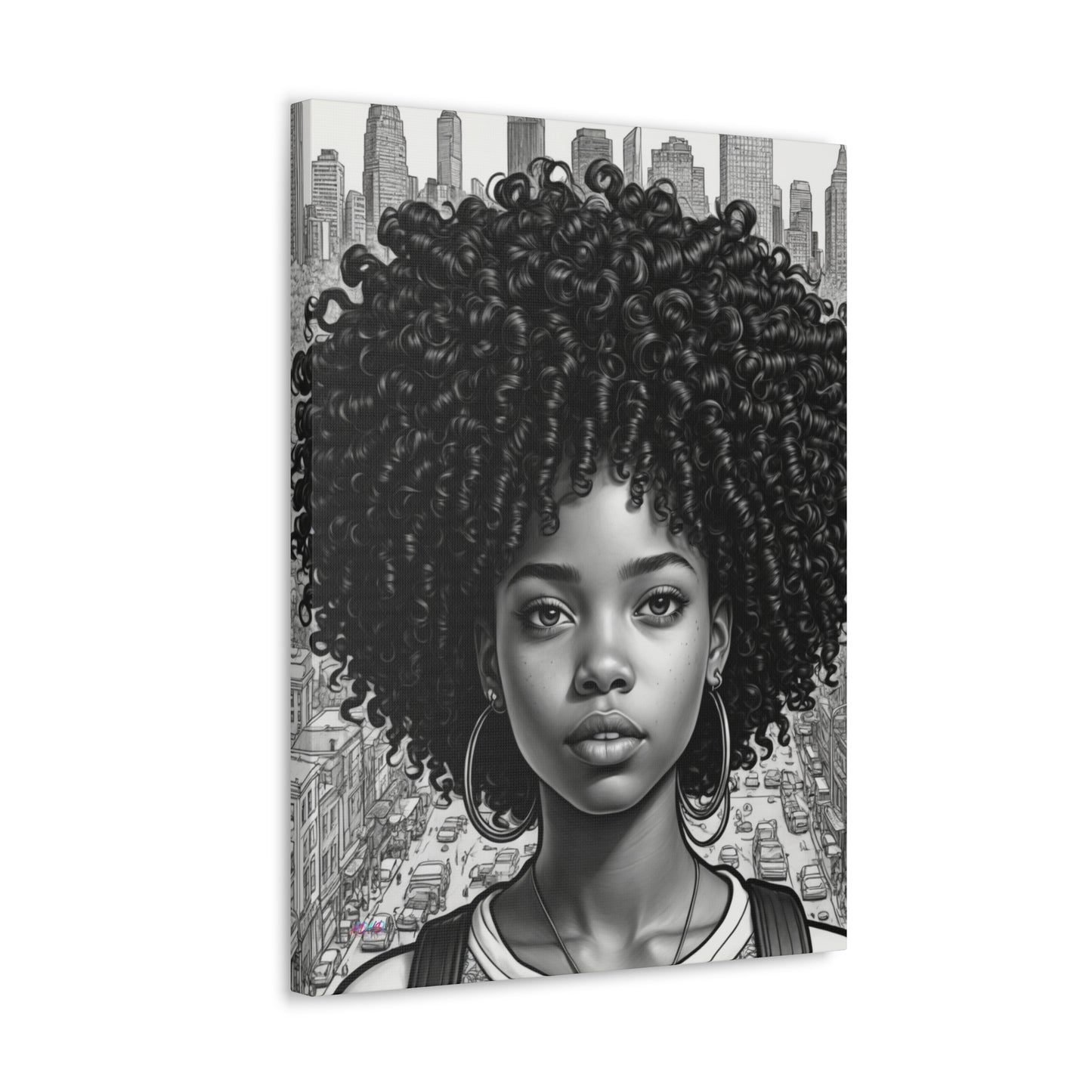 Crowned in Confidence Canvas Gallery Wraps