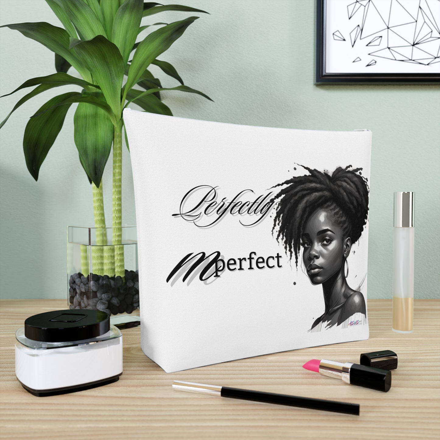 Perfectly Mperfect Cotton Cosmetic Bag