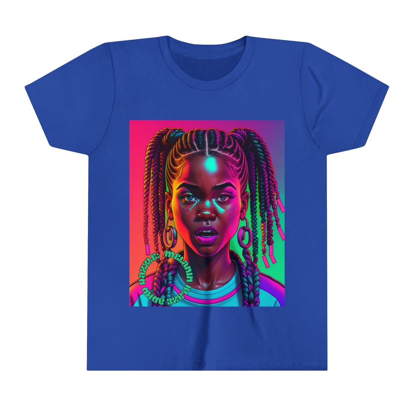 ADHD Dazzle - Melanin Blaze Youth Short Sleeve Tee