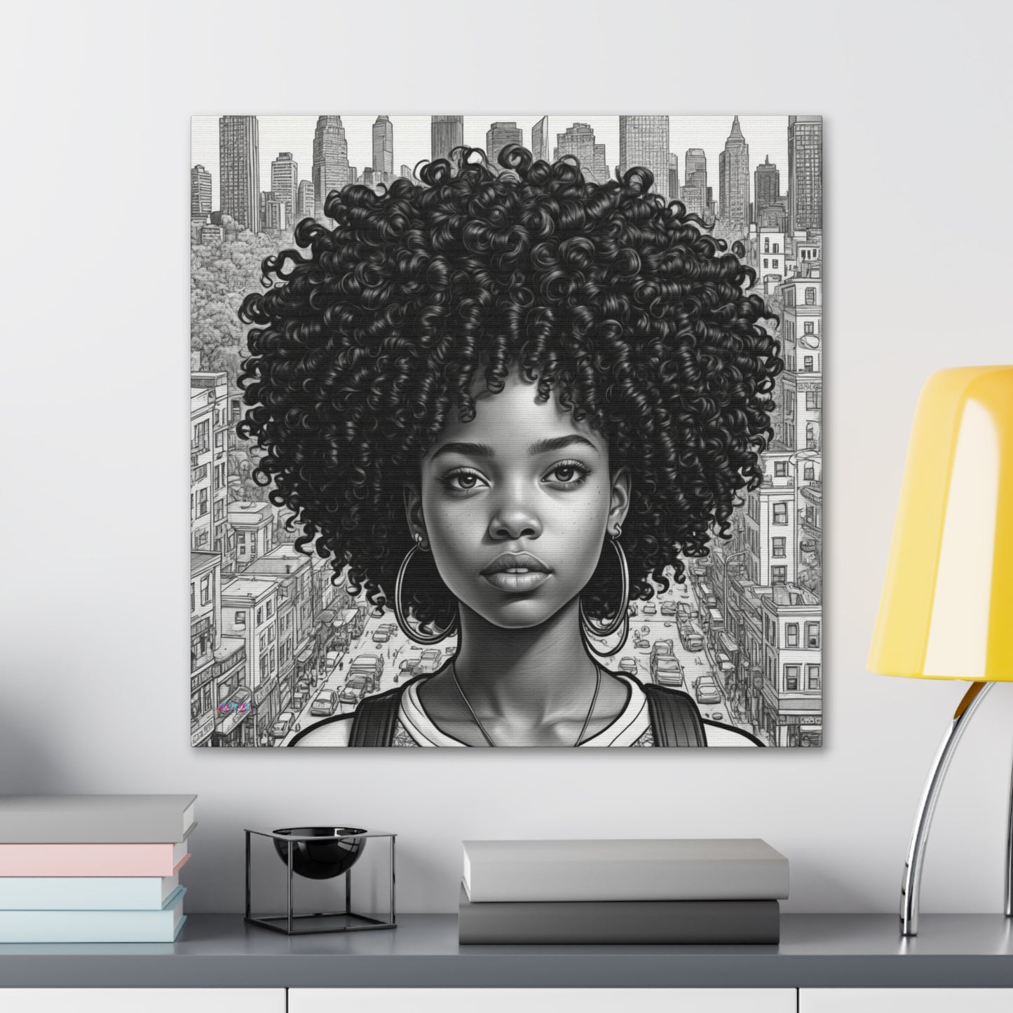 Crowned in Confidence Canvas Gallery Wraps
