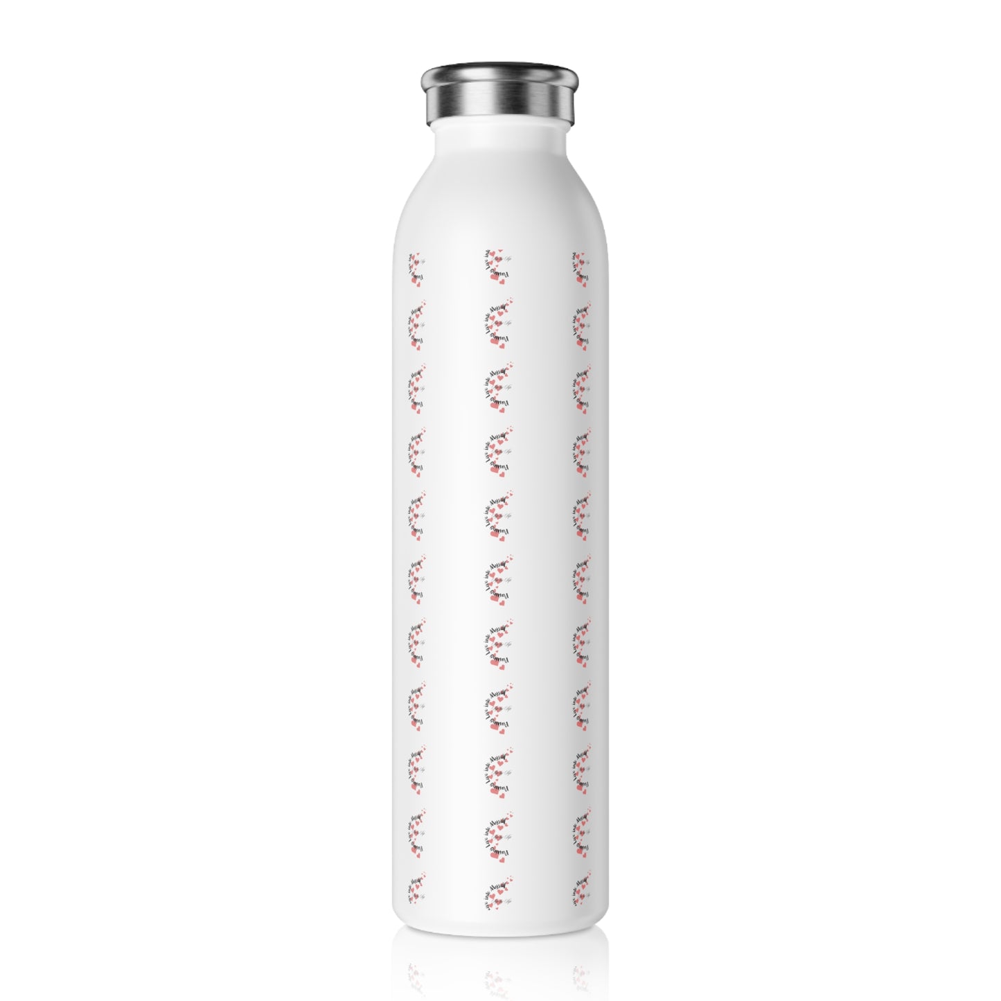 Pouring Love Into Myself Slim Water Bottle
