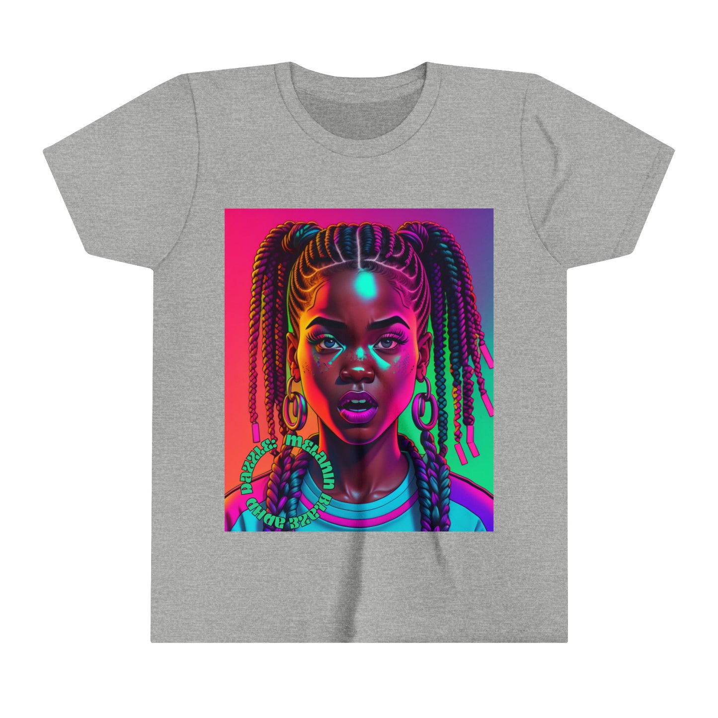 ADHD Dazzle - Melanin Blaze Youth Short Sleeve Tee