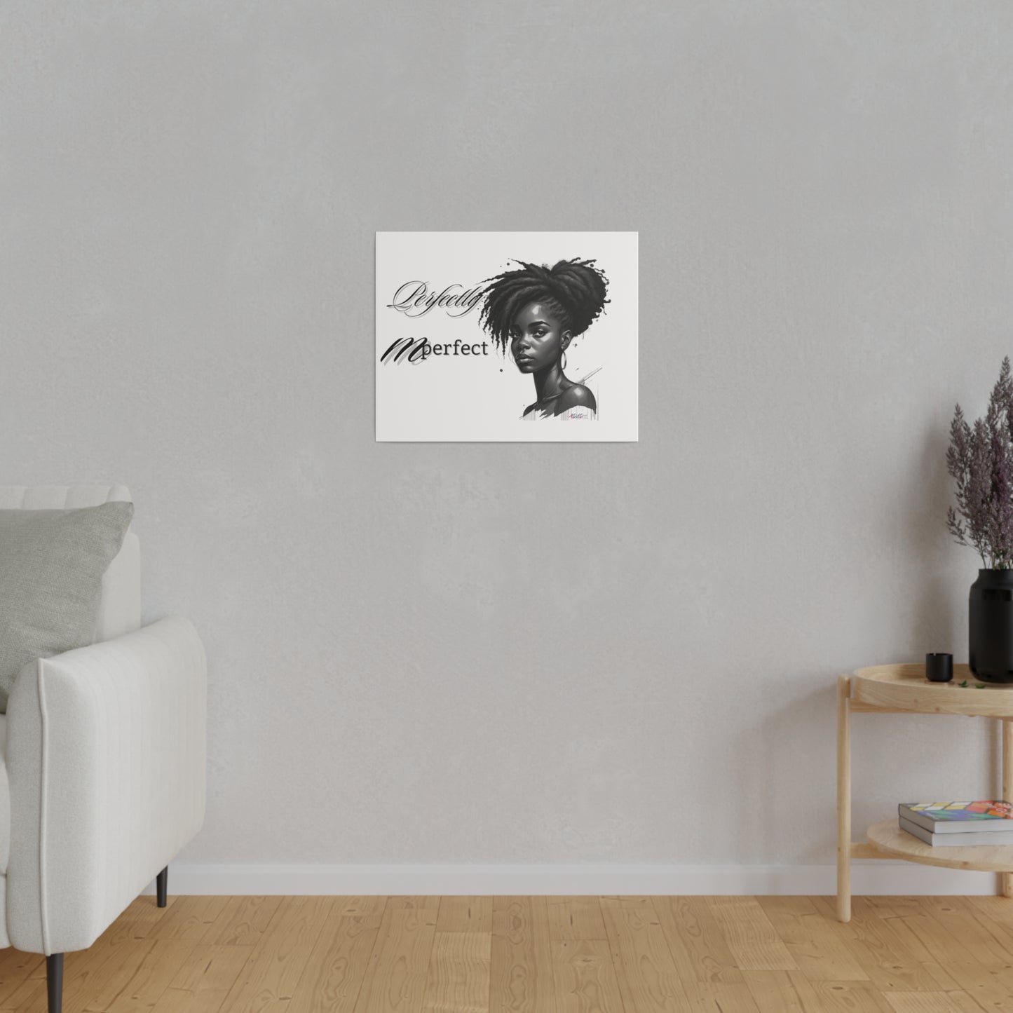 Perfectly Mperfect Matte Canvas, Stretched, 0.75"